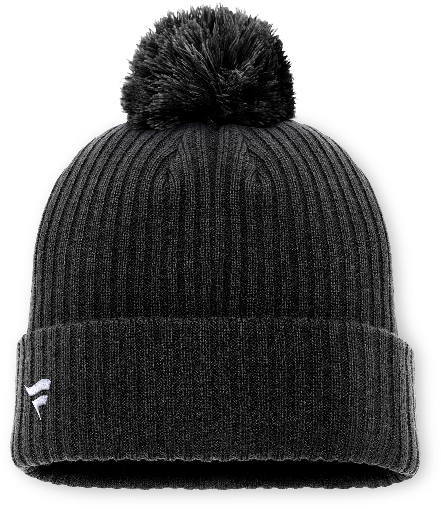 Fanatics Men's Minor League Hockey Black Pom Knit Hat product image