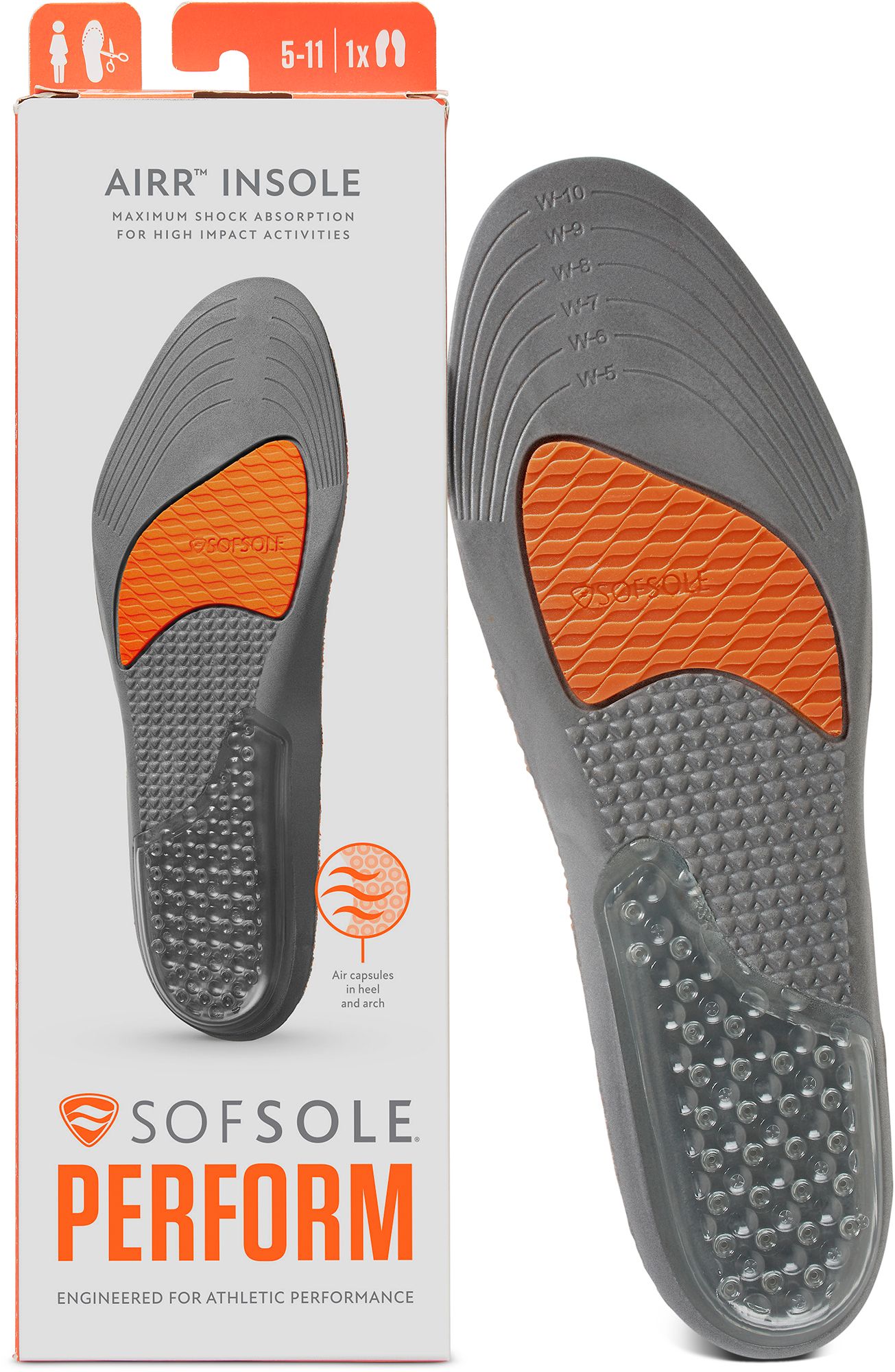 Sof Sole Women's Airr Performance Cushion Full Length Shoe Insoles product image