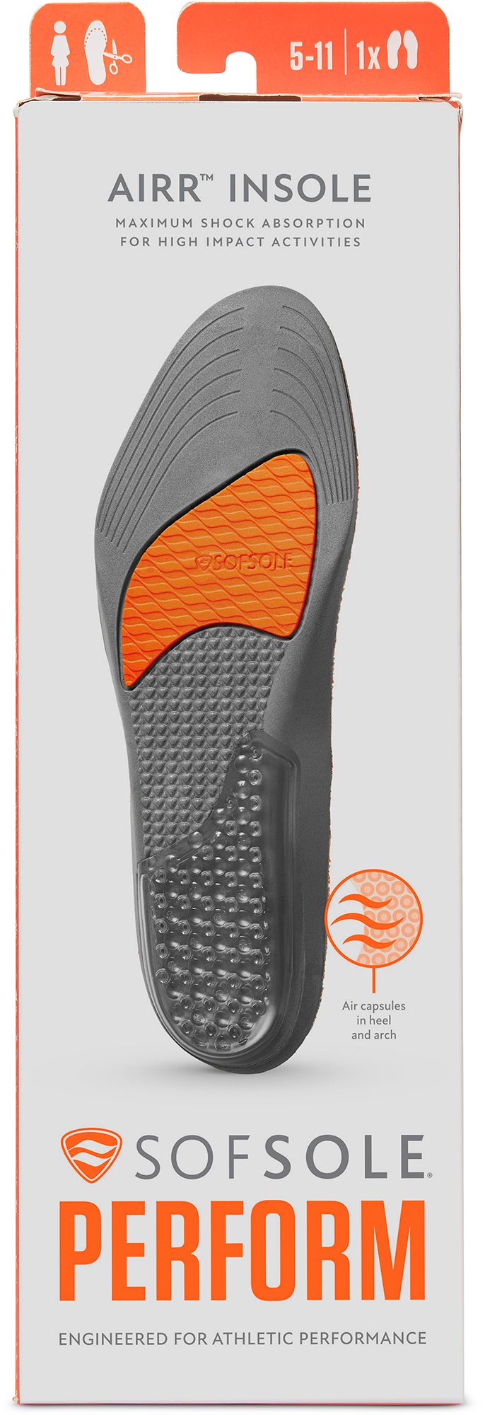 Sof Sole Women's Airr Performance Cushion Full Length Shoe Insoles product image