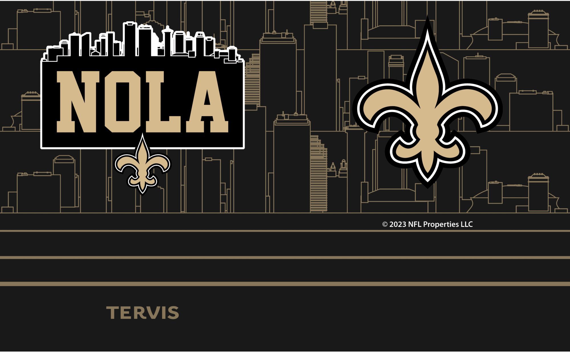 Tervis New Orleans Saints 20 oz. Stainless Steel Tumbler product image