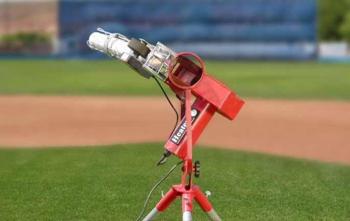 Heater Pro Baseball Pitching Machine W Feeder Dick S Sporting Goods