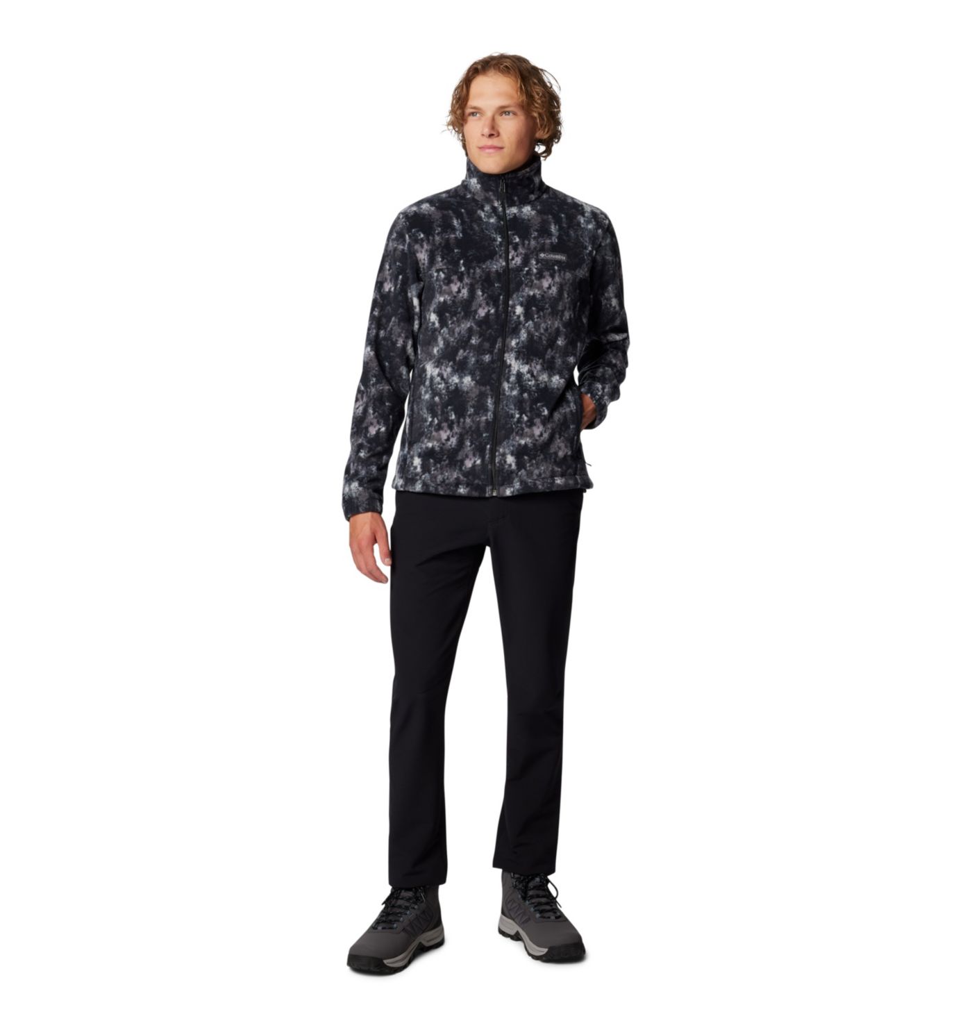 Columbia steens mountain print jacket deals