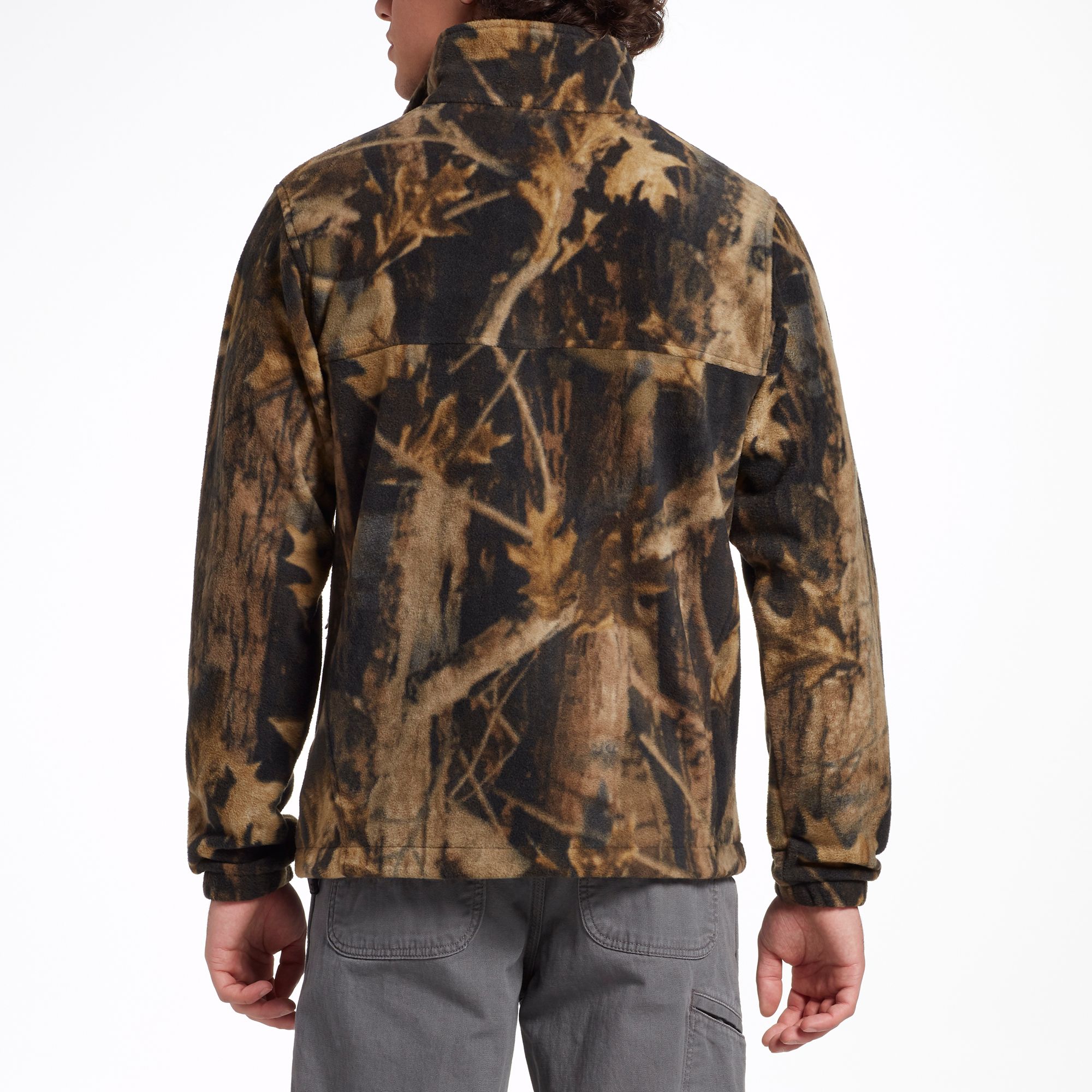 columbia men's steens mountain print fleece jacket