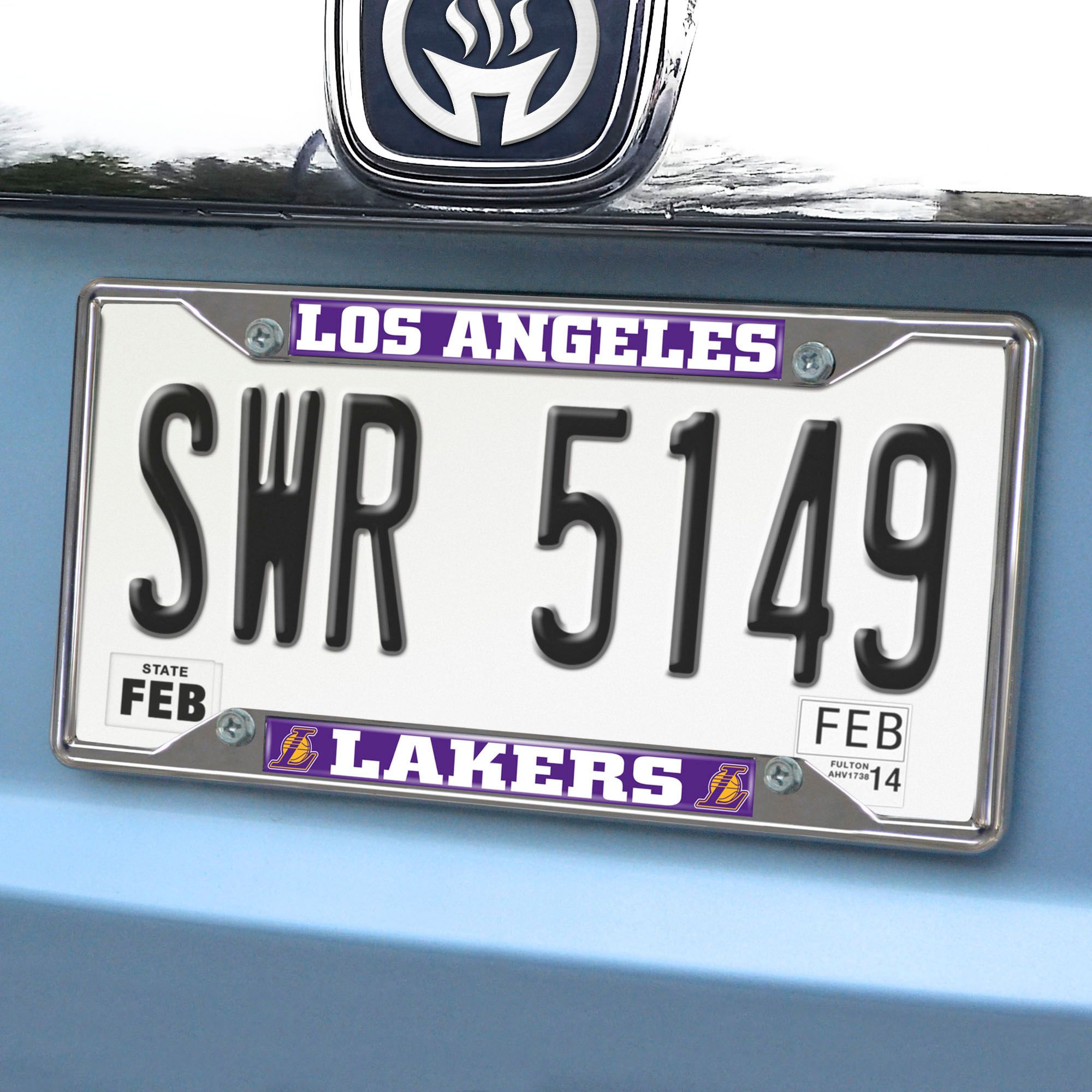 FANMATS Los Angeles Lakers License Plate Frame product image