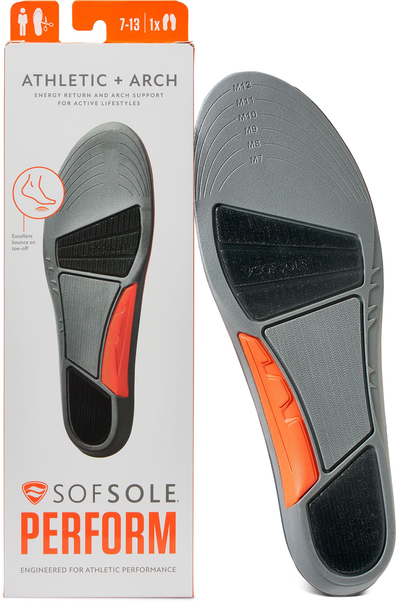 Sof Sole Men's Athletic + Arch Trim to Fit Insoles product image