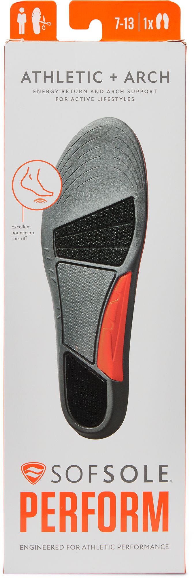 Sof Sole Men's Athletic + Arch Trim to Fit Insoles product image