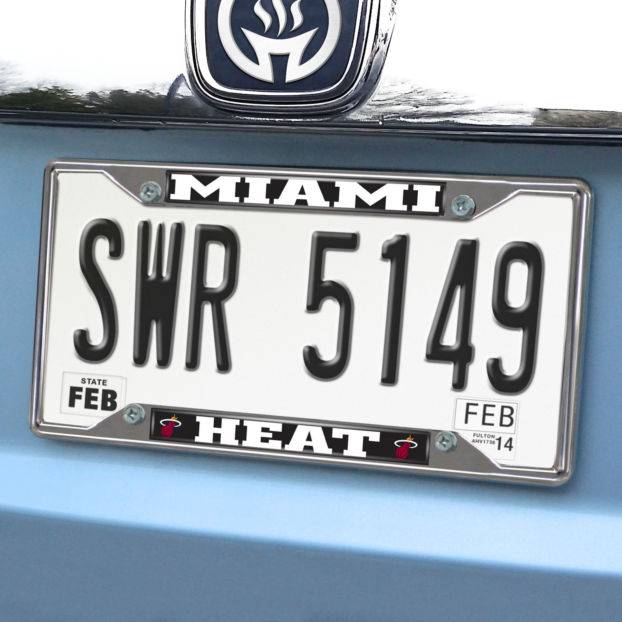 FANMATS Miami Heat License Plate Frame product image