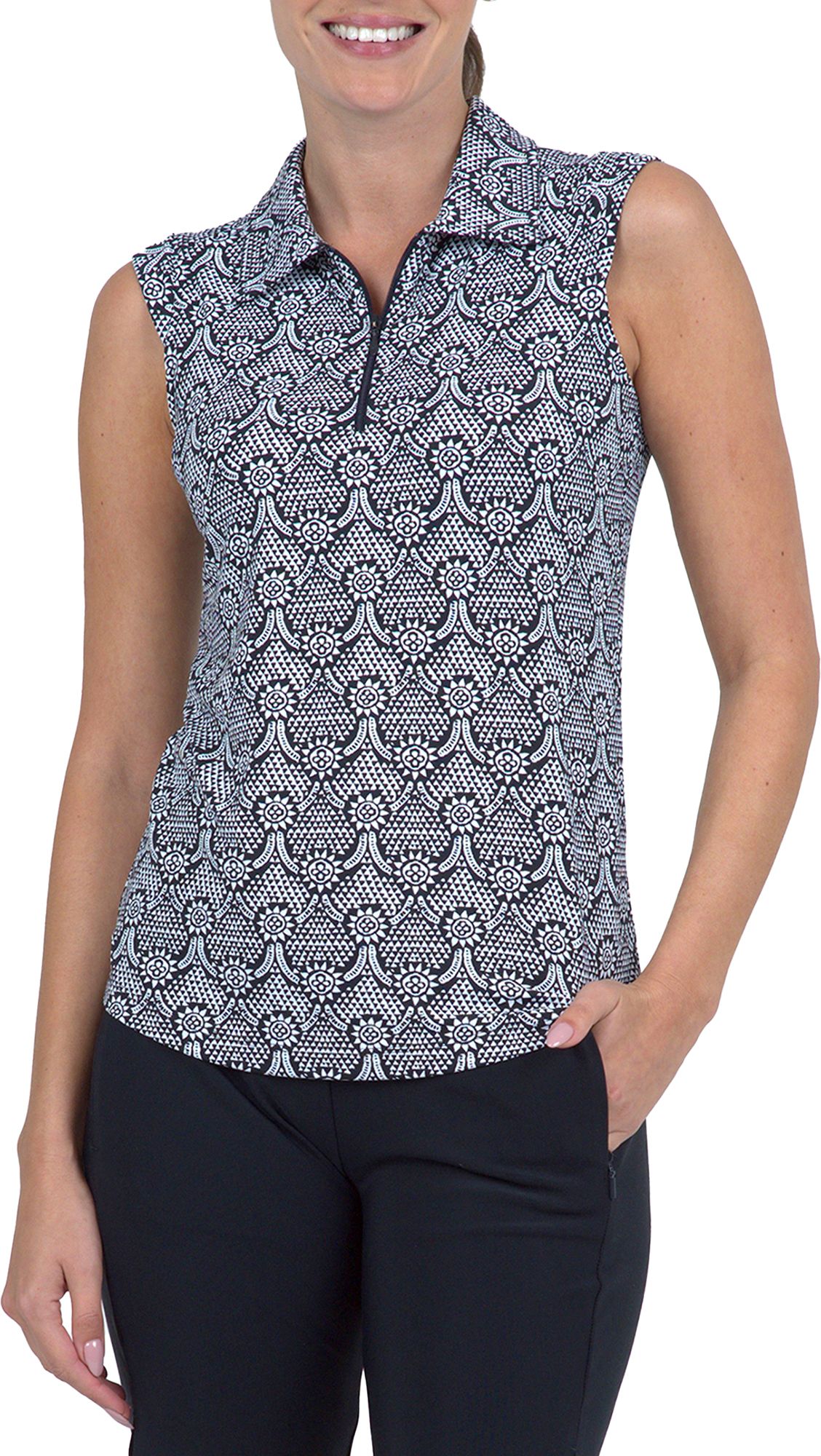 IBKUL Women's Leslie Sleeveless Golf Polo product image