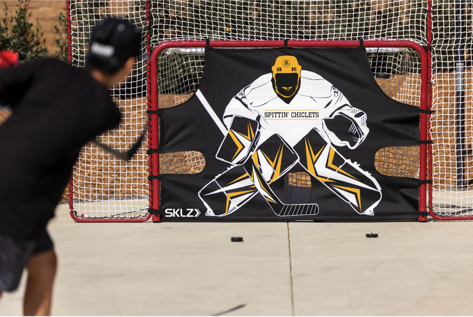 SKLZ Spittin' Chiclets Hockey Shooting Trainer product image