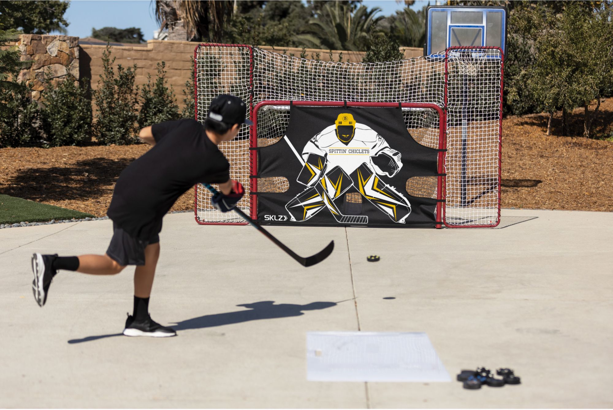 SKLZ Spittin' Chiclets Hockey Shooting Trainer product image