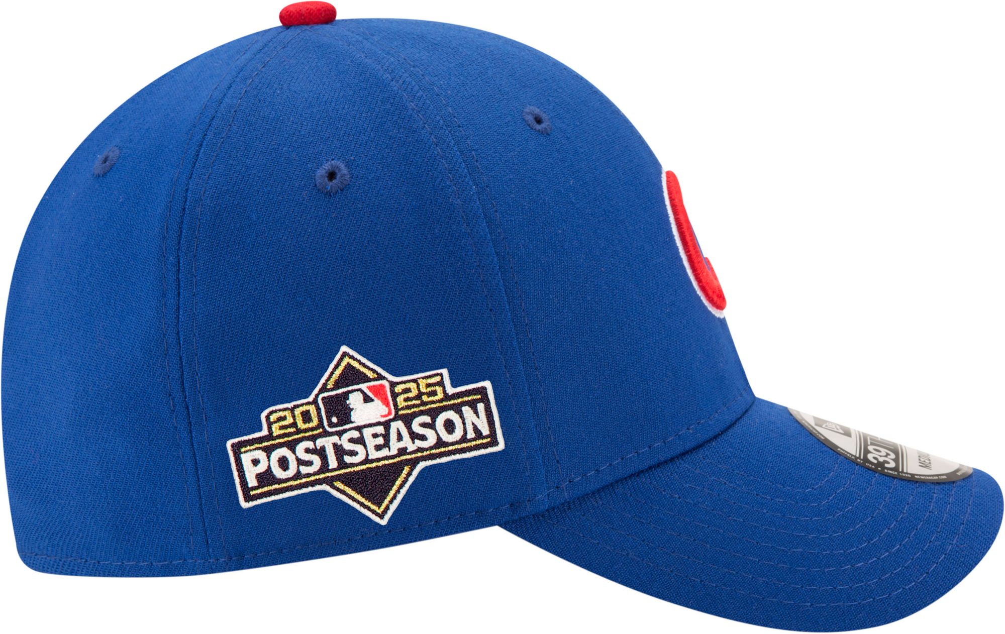 New Era Men's Chicago Cubs 2025 Postseason Participant 39Thirty Stretch Fit Hat product image