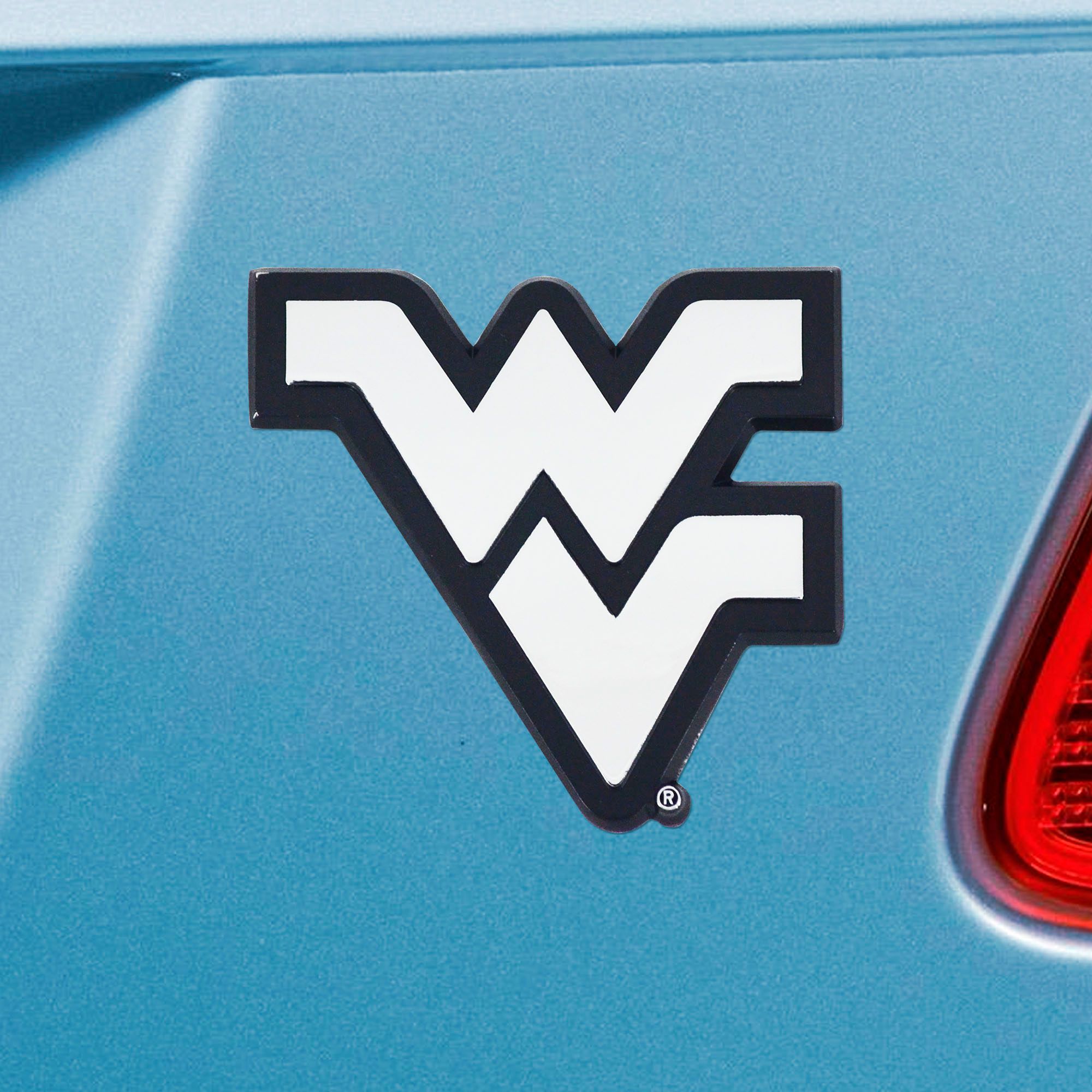 FANMATS West Virginia Mountaineers Chrome Emblem product image
