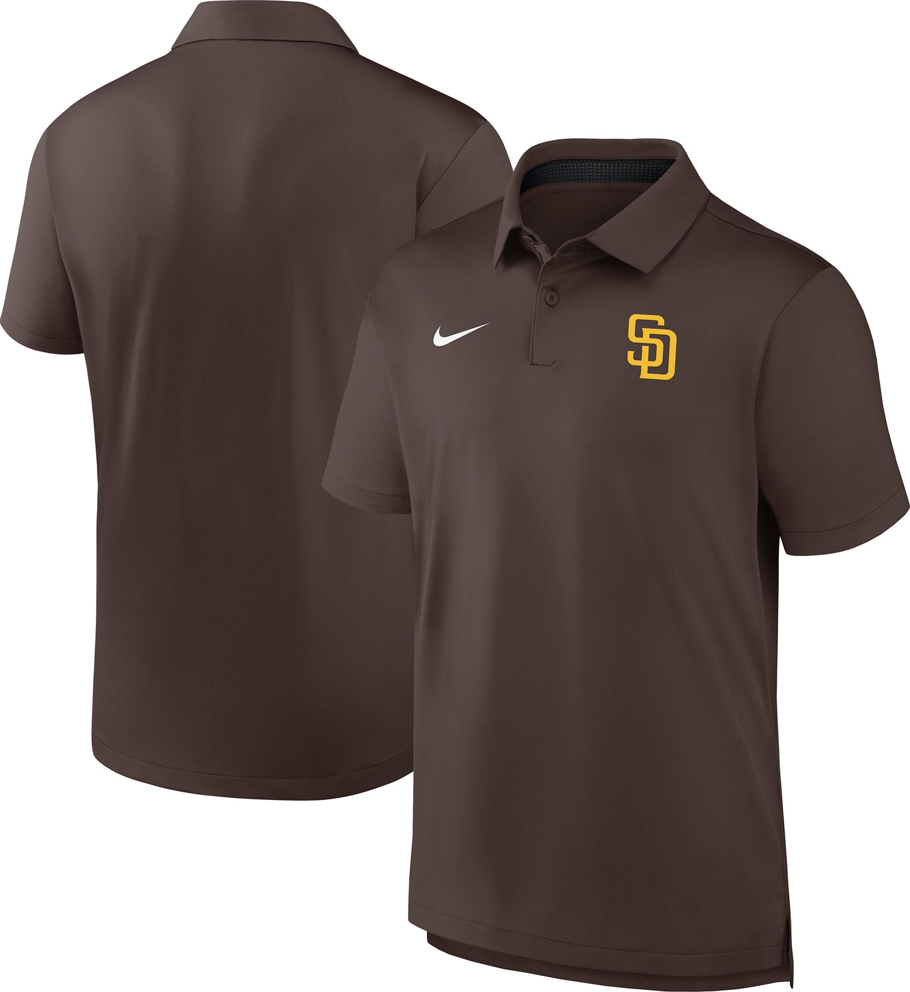 Nike Men's San Diego Padres Brown Tour Polo product image