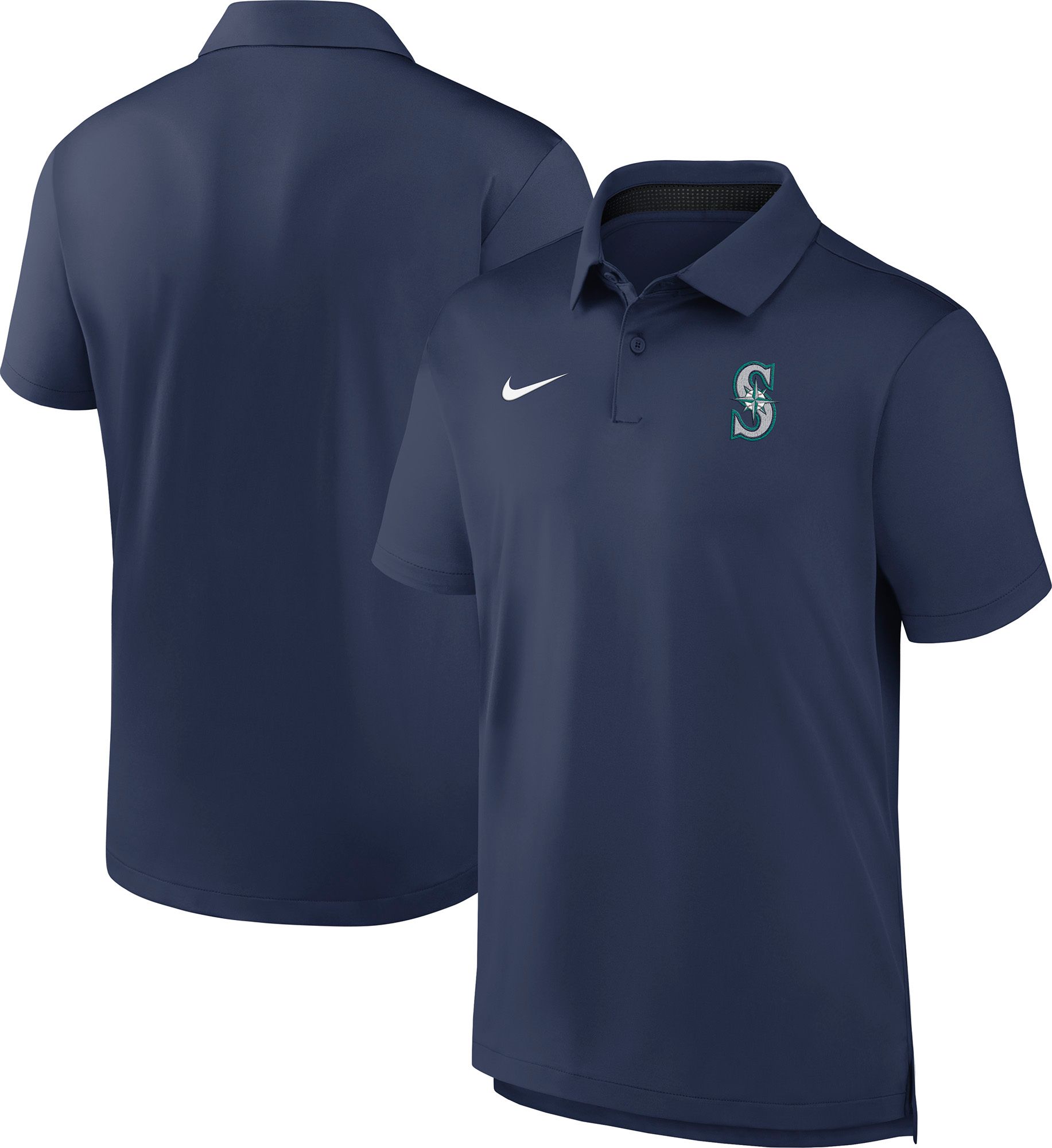Nike Men's Seattle Mariners Navy Tour Polo product image