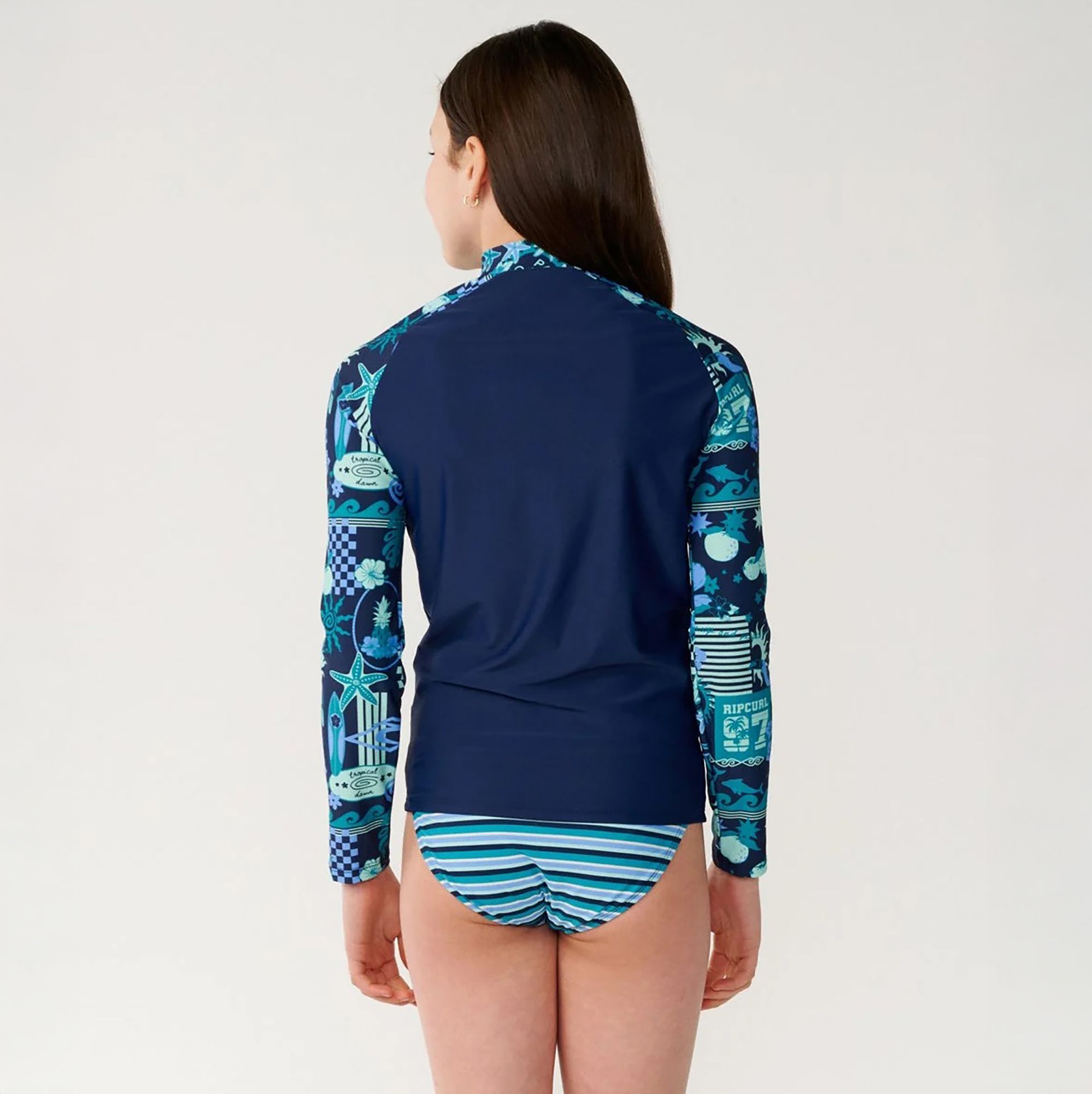 Rip Curl Girls' Costa Del Sol Zip Rashie product image