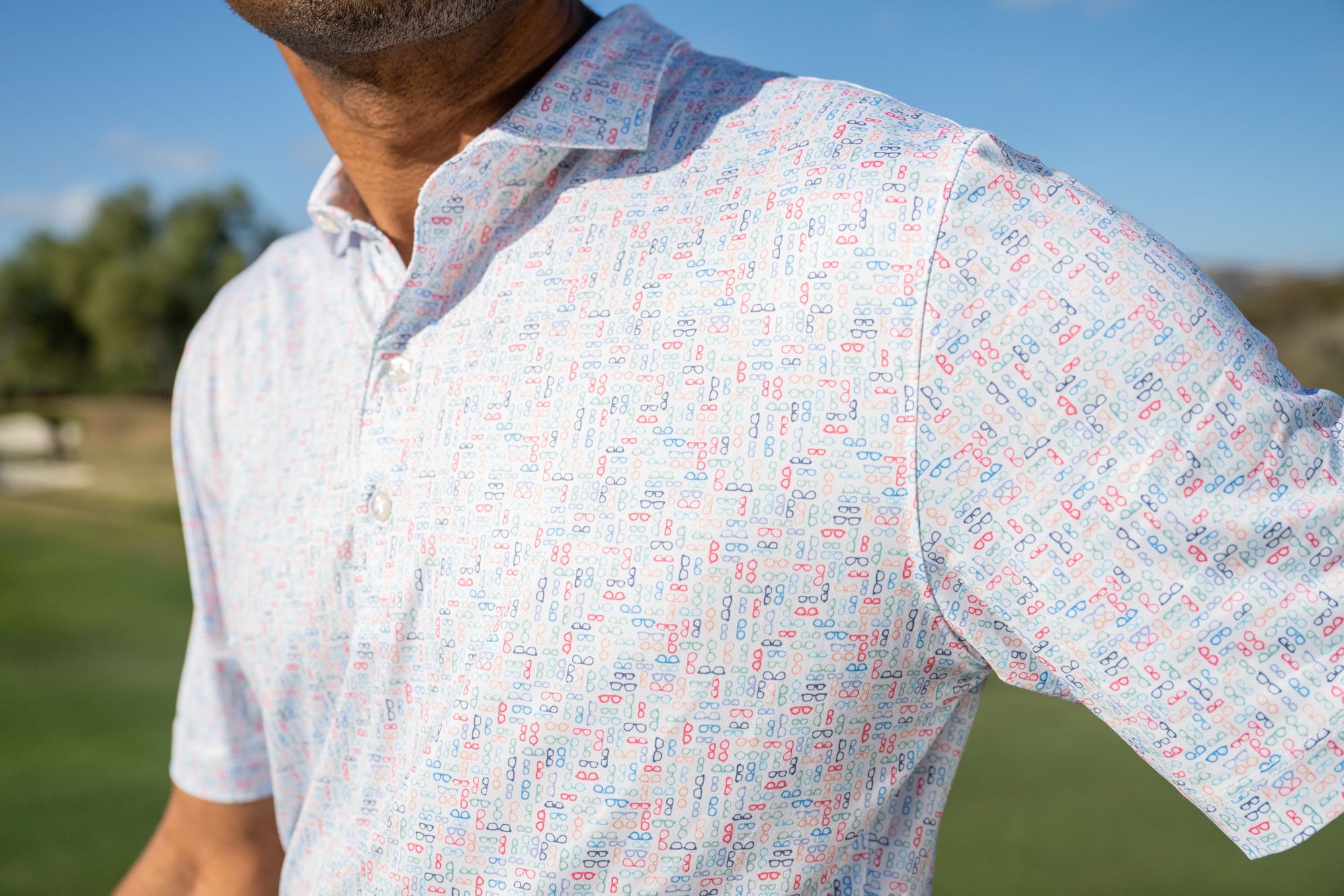 Johnnie-O Men's Specs Featherweight Performance Jersey Golf Polo product image