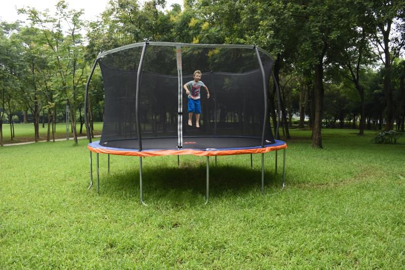 Jump Power 14' Round Trampoline with Safety Enclosure Net product image