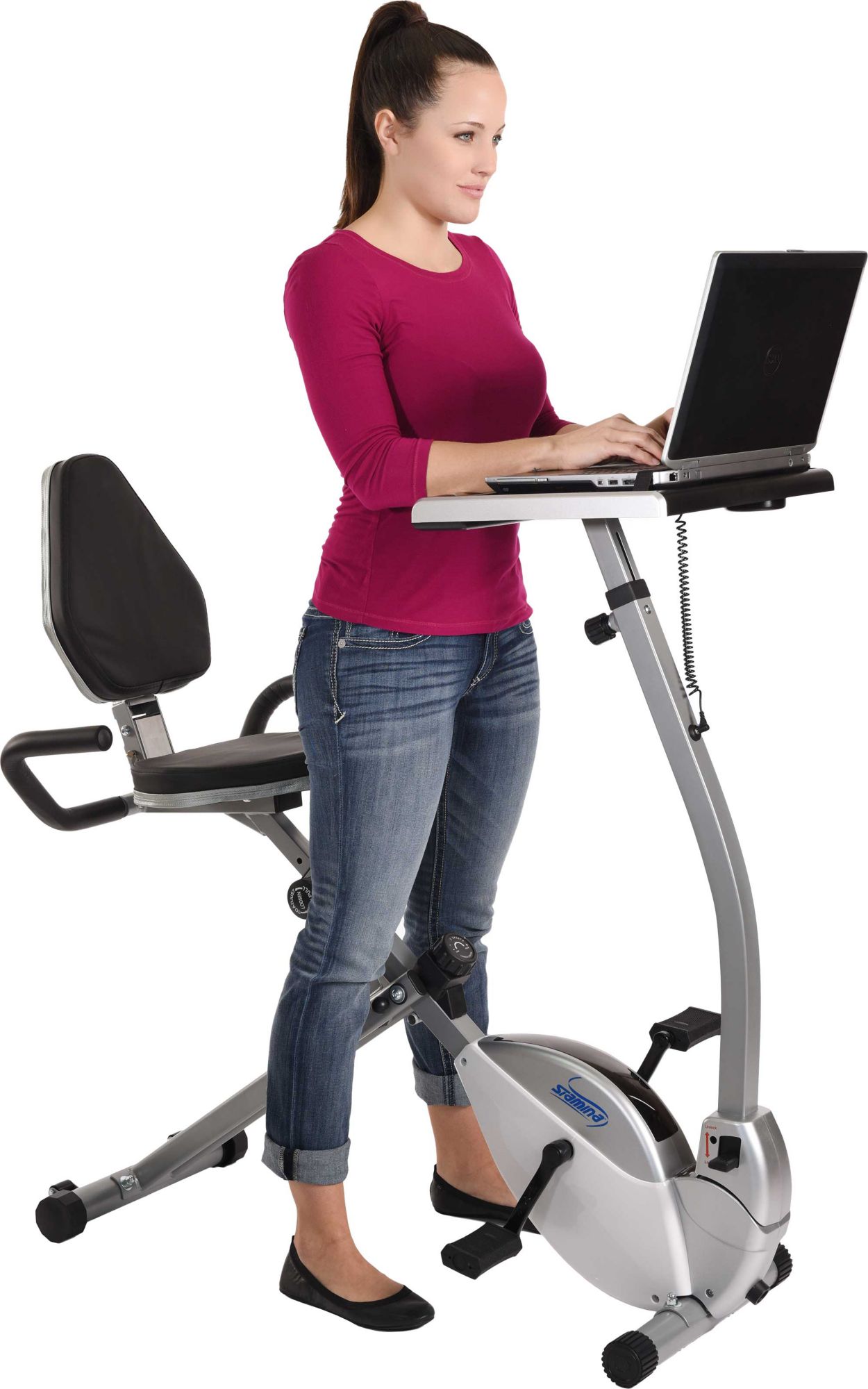 Stamina 2-in-1 Recumbent Exercise Bike and Workstation product image