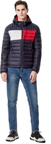 Tommy Hilfiger Men's Quilted Lightweight Colorblock Hooded Jacket | Dick's Sporting Goods