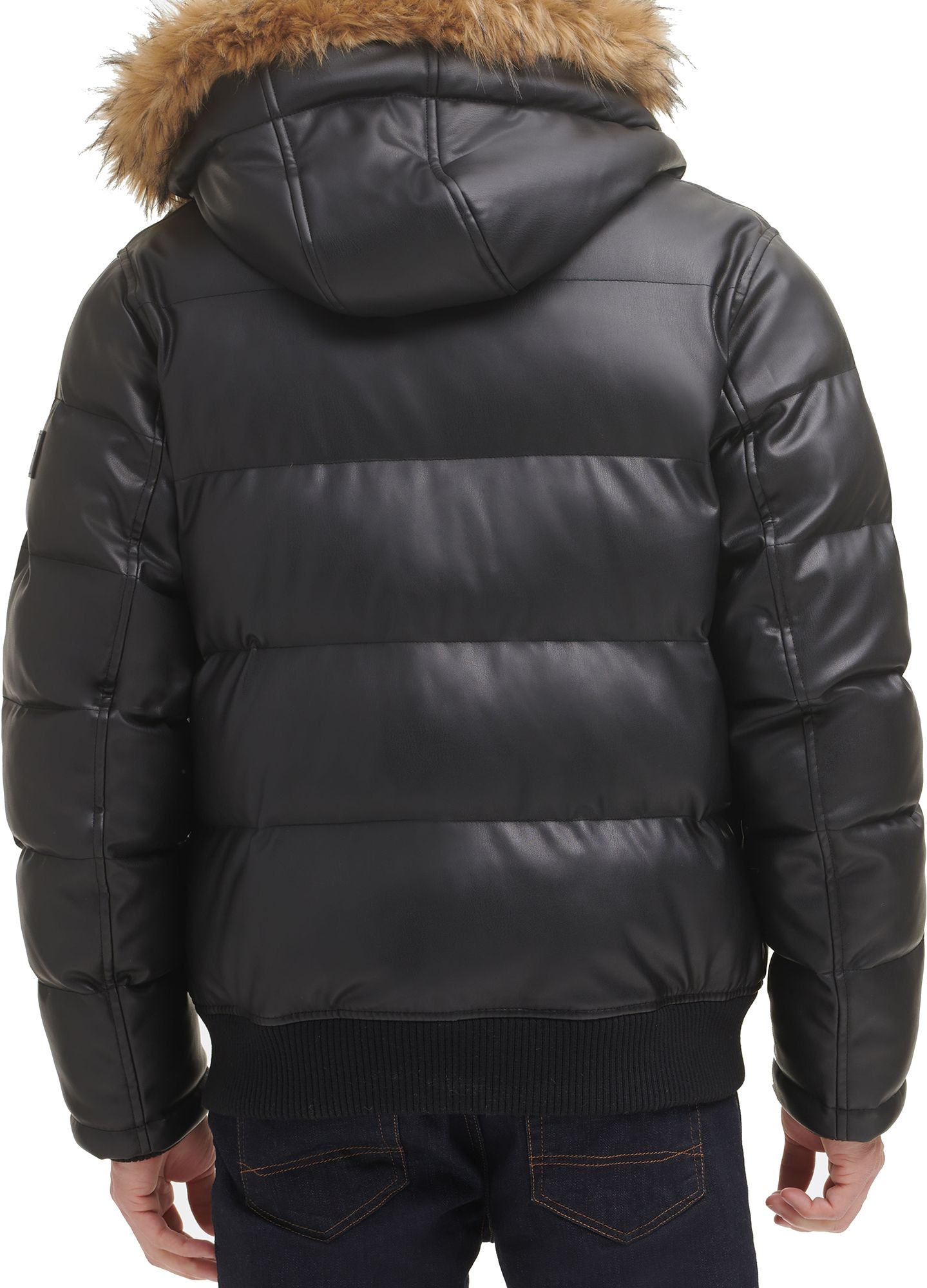 Tommy hilfiger men's coat with store fur hood