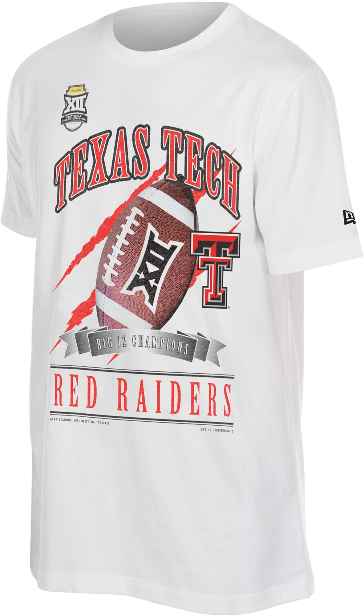 New Era Adult 2025 Big 12 Conference Champions Texas Tech Red Raiders T-Shirt product image