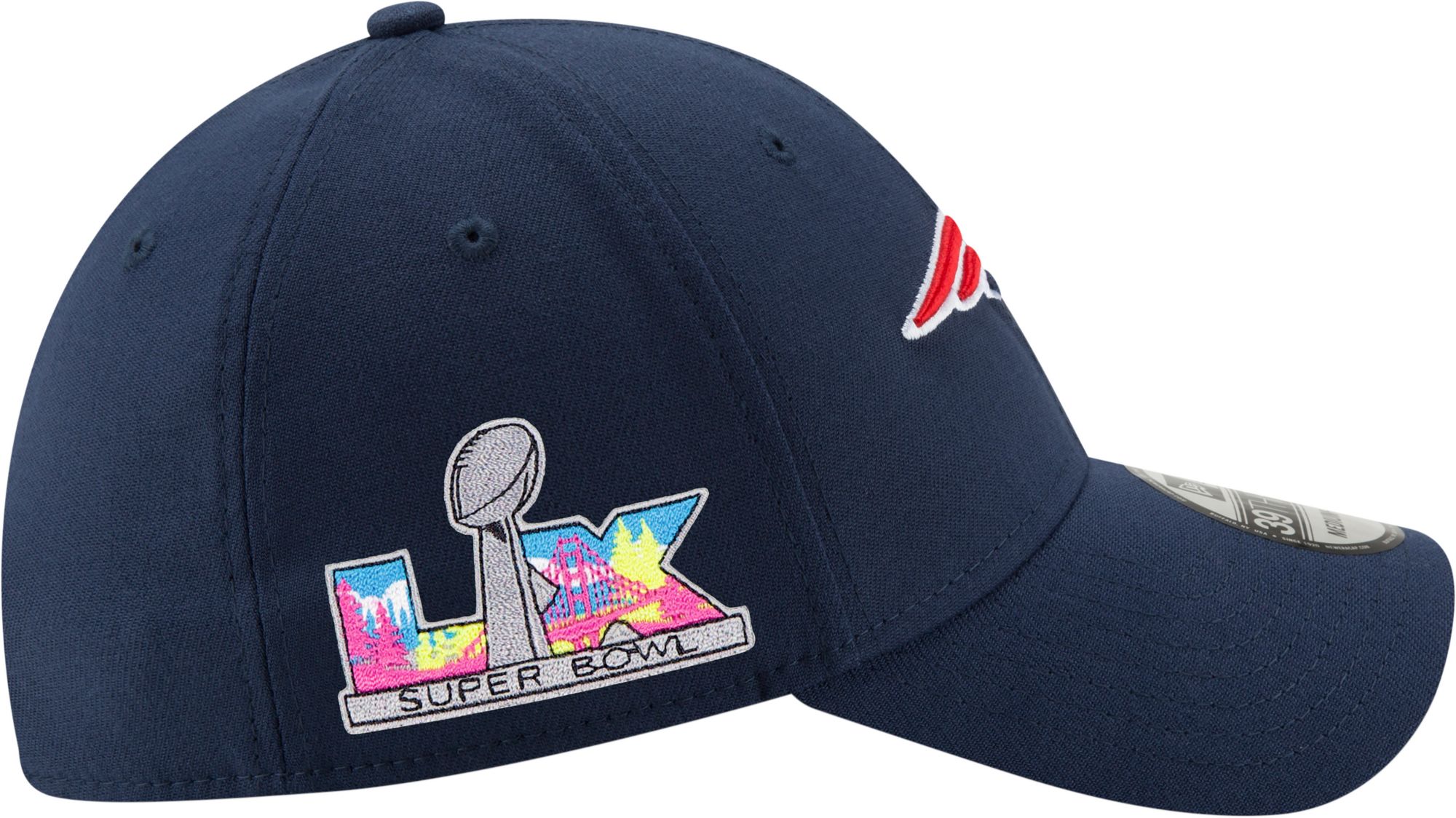 New Era Adult 2025-26 Super Bowl LX Bound New England Patriots Side Patch 39Thirty Stretch Fit Hat product image