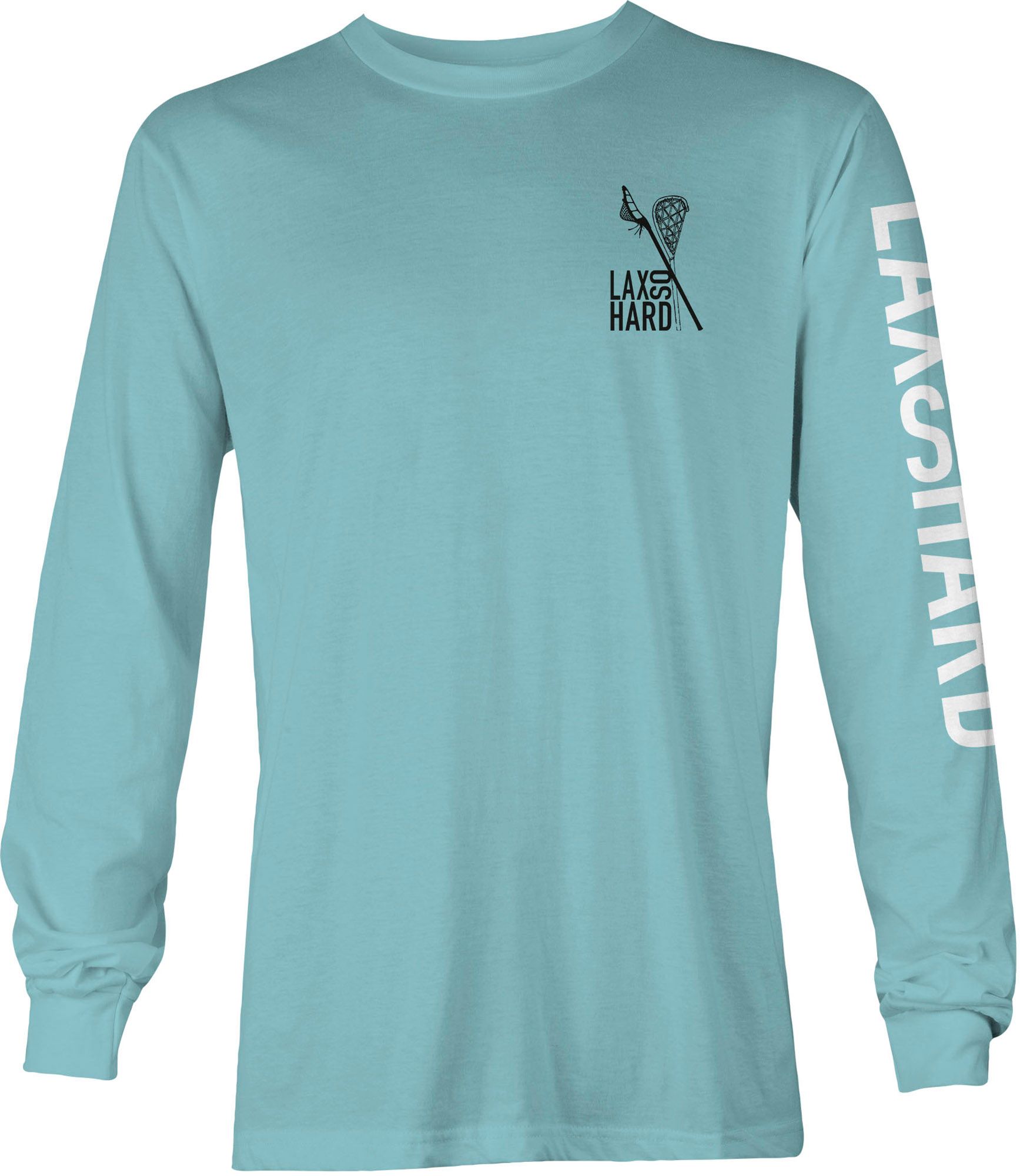 LAX SO HARD Adult Stick Flag Long Sleeve T-Shirt product image