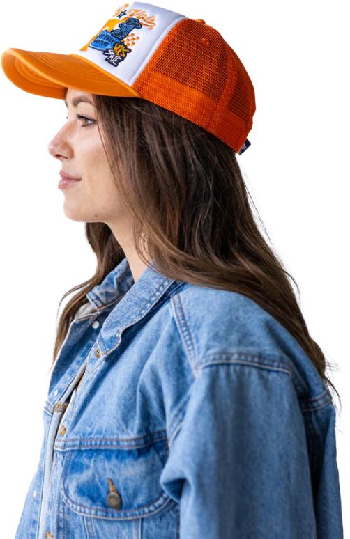 Gameday Social Women's Tennessee Volunteers Orange Layered Patch Foam Trucker Hat product image