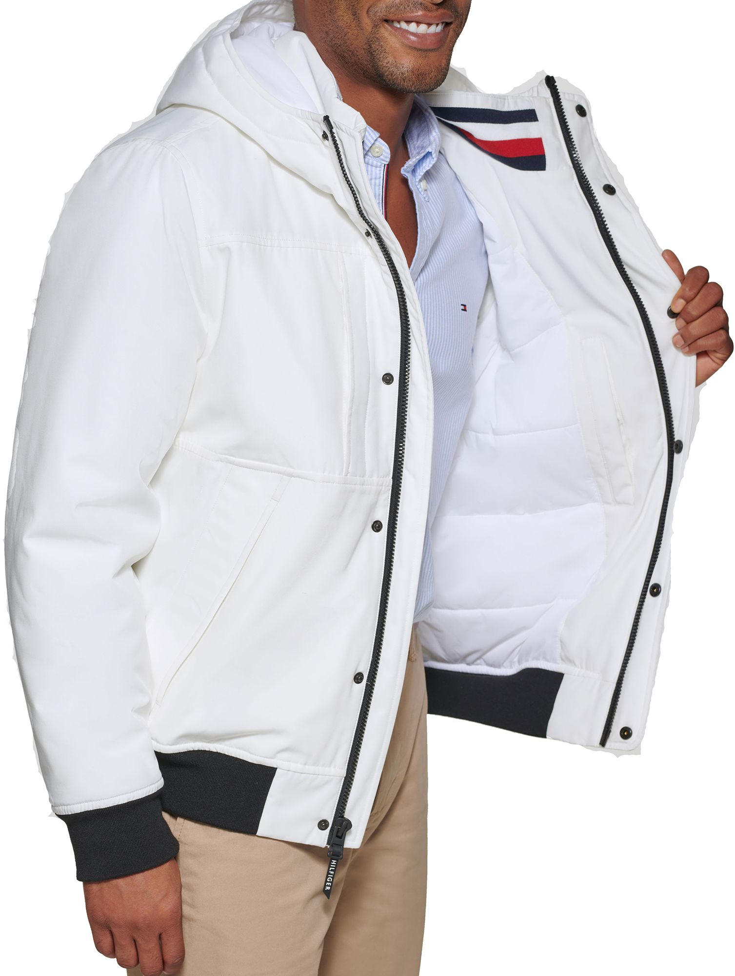 Tommy Hilfiger Men's Performance Arctic Cloth Hooded Utility Jacket product image