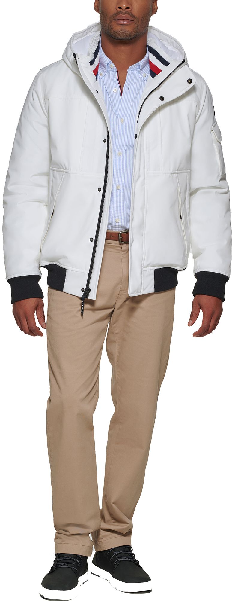 Tommy Hilfiger Men's Performance Arctic Cloth Hooded Utility Jacket product image