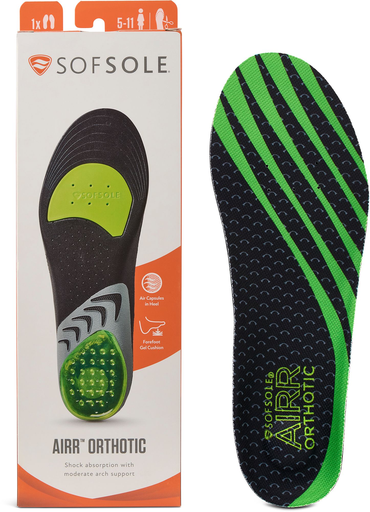 Sof Sole Airr Orthotic Full Length Shoe Insoles product image