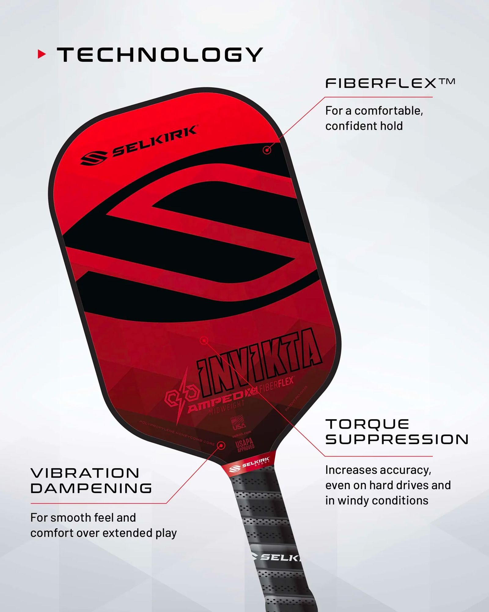 Selkirk AMPED 2021 Epic Lightweight Pickleball Paddle product image