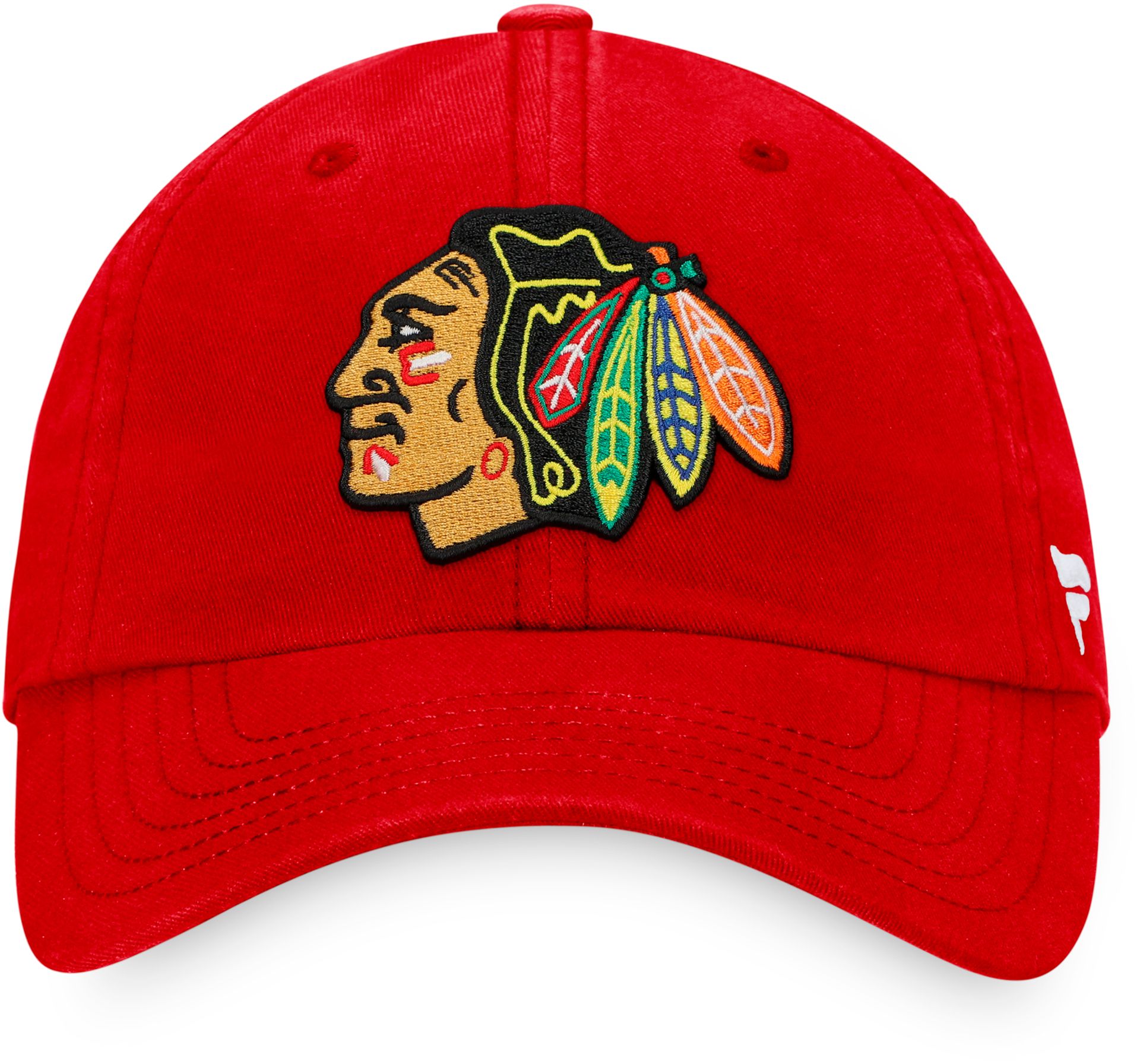 NHL Adult Chicago Blackhawks Core Unstructured Red Adjustable Hat product image