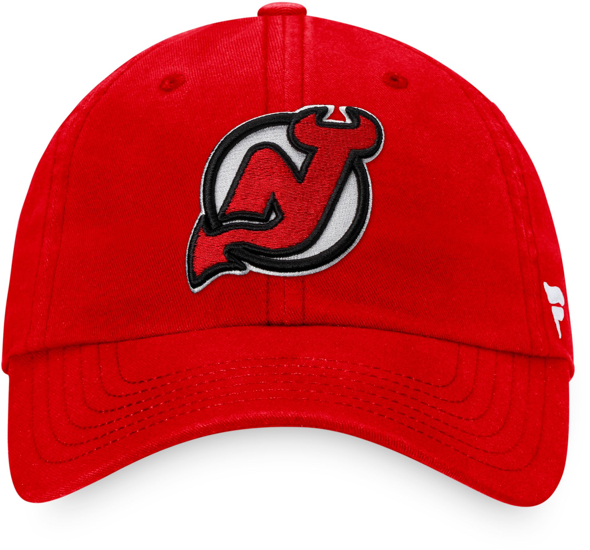 NHL Adult New Jersey Devils Core Unstructured Red Adjustable Hat product image