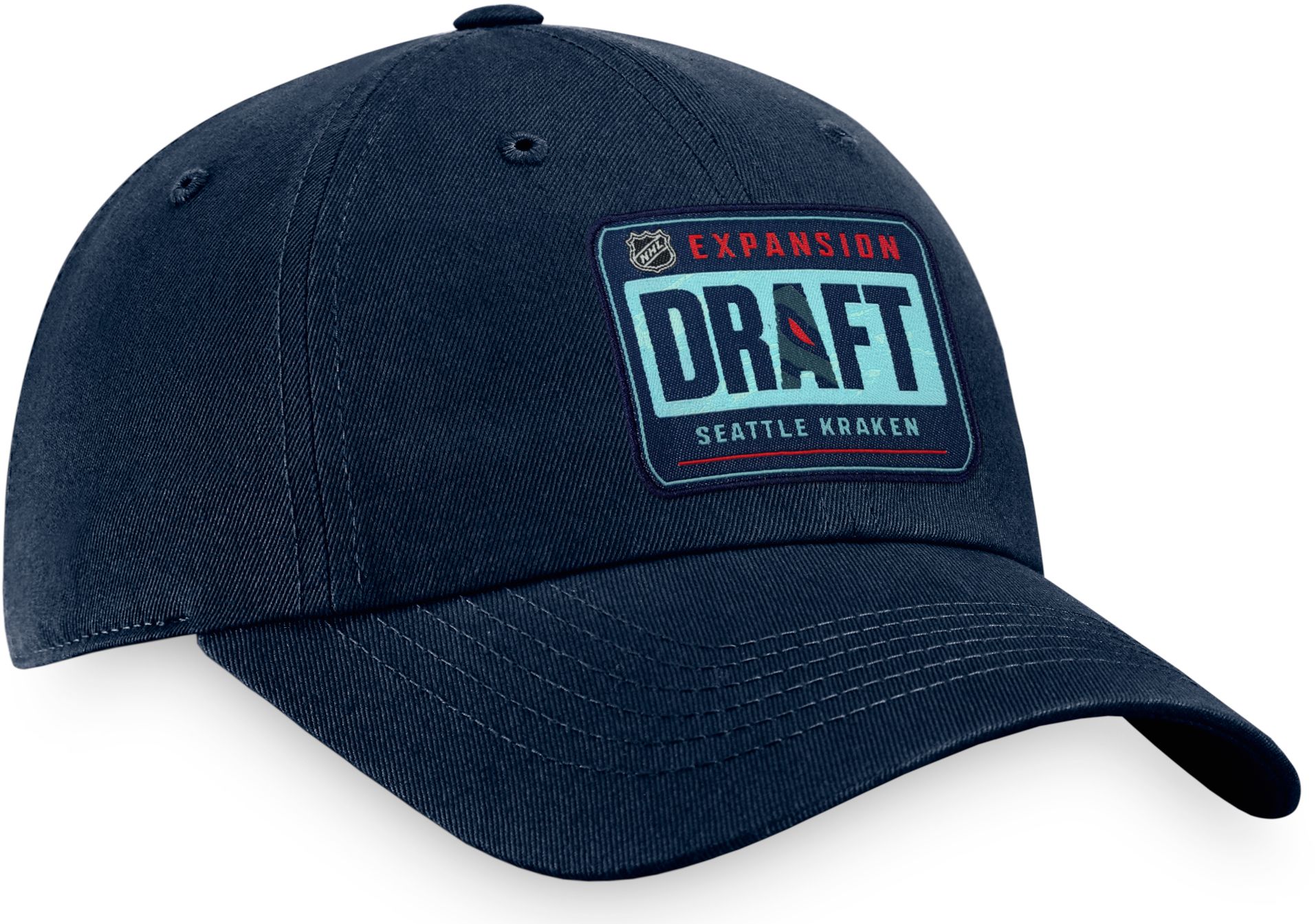 NHL Seattle Kraken Draft Navy Adjustable Hat product image