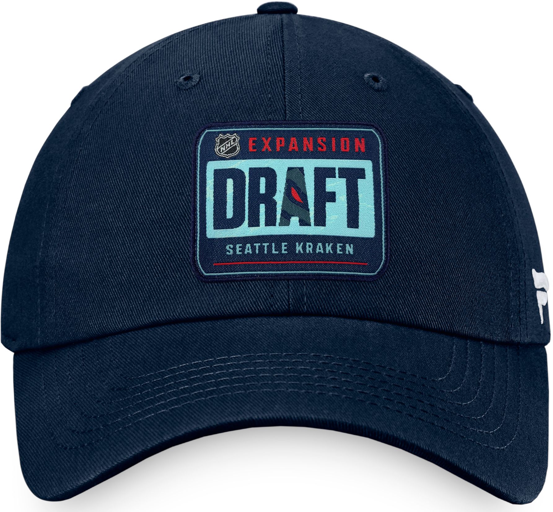 NHL Seattle Kraken Draft Navy Adjustable Hat product image