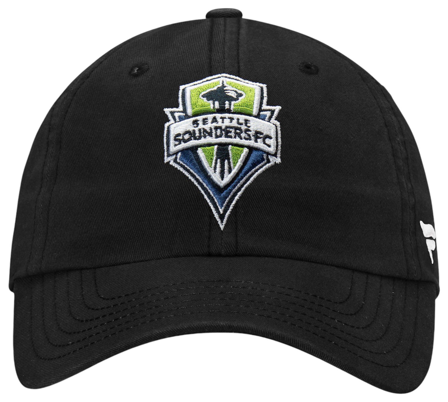 NHL Adult Seattle Sounders Logo Black Adjustable Hat product image