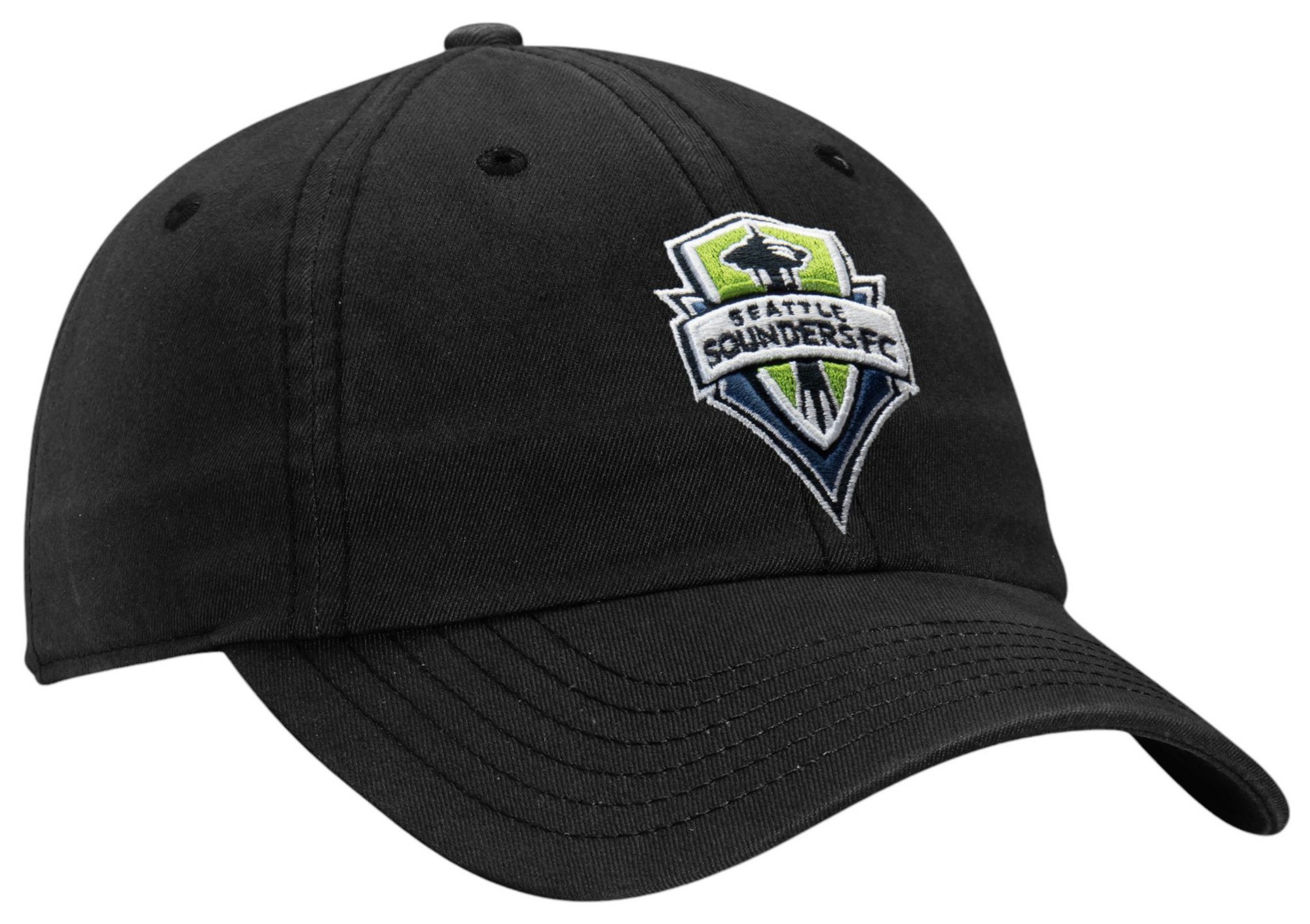 NHL Adult Seattle Sounders Logo Black Adjustable Hat product image