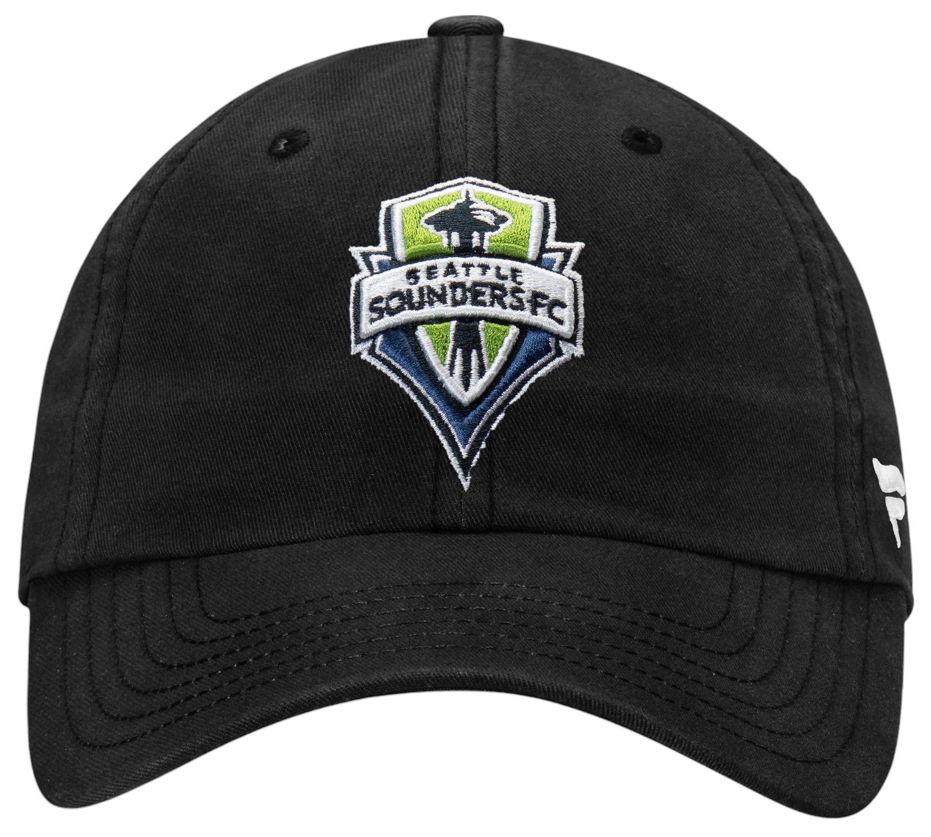 NHL Adult Seattle Sounders Logo Black Adjustable Hat product image