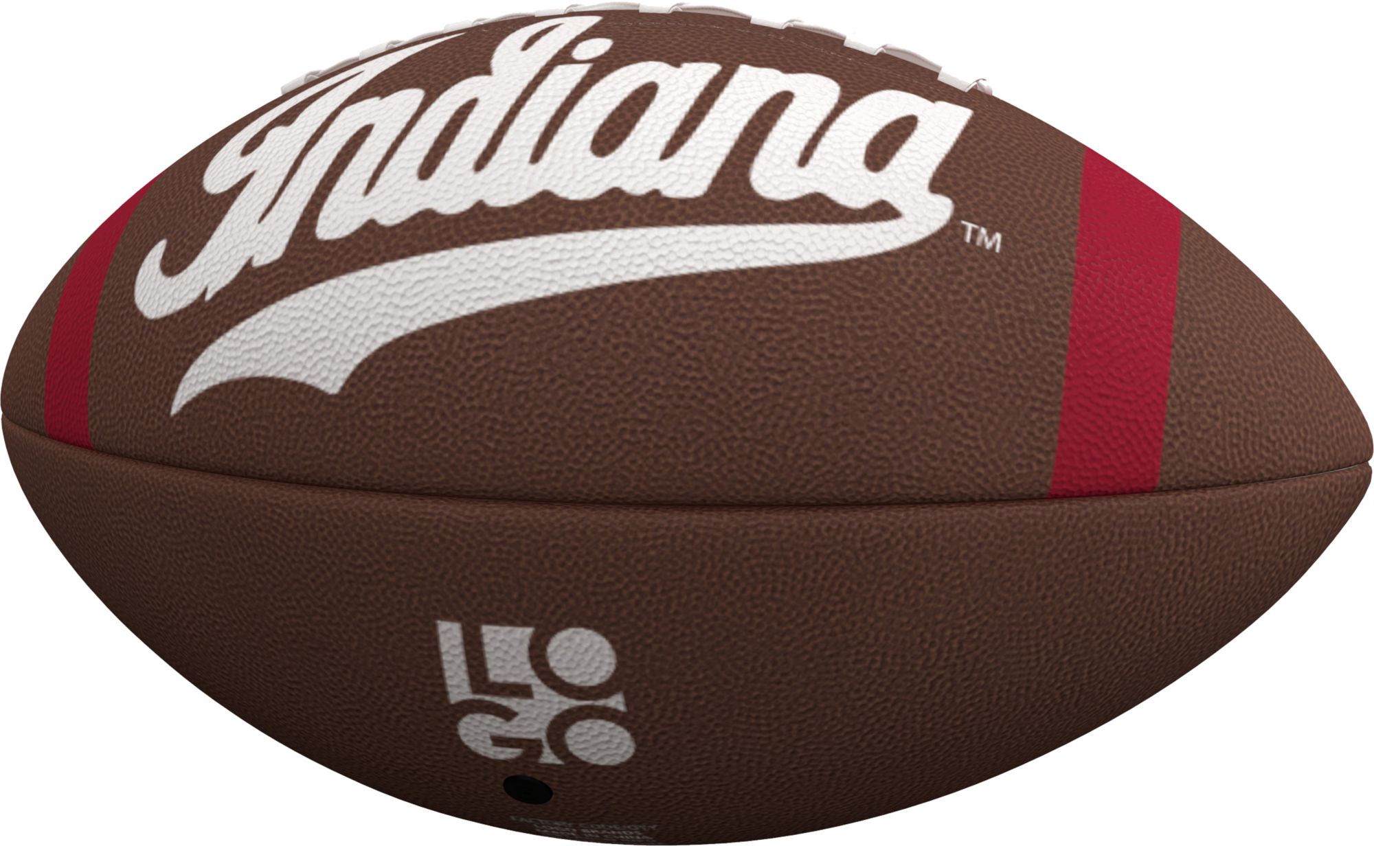 Logo Brands Indiana Hoosiers Team Stripe Composite Football