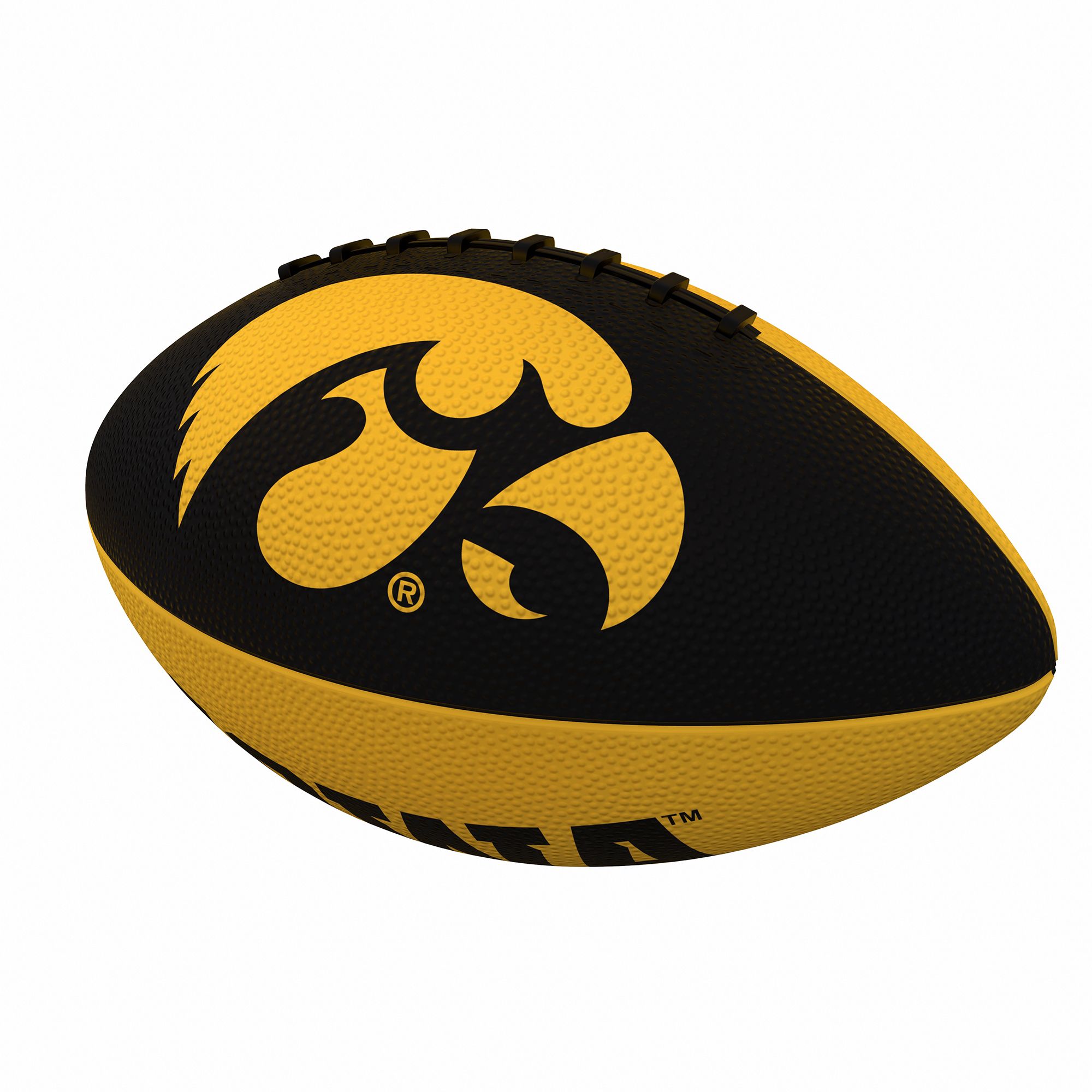 Logo Brands Iowa Hawkeyes Junior Rubber Football