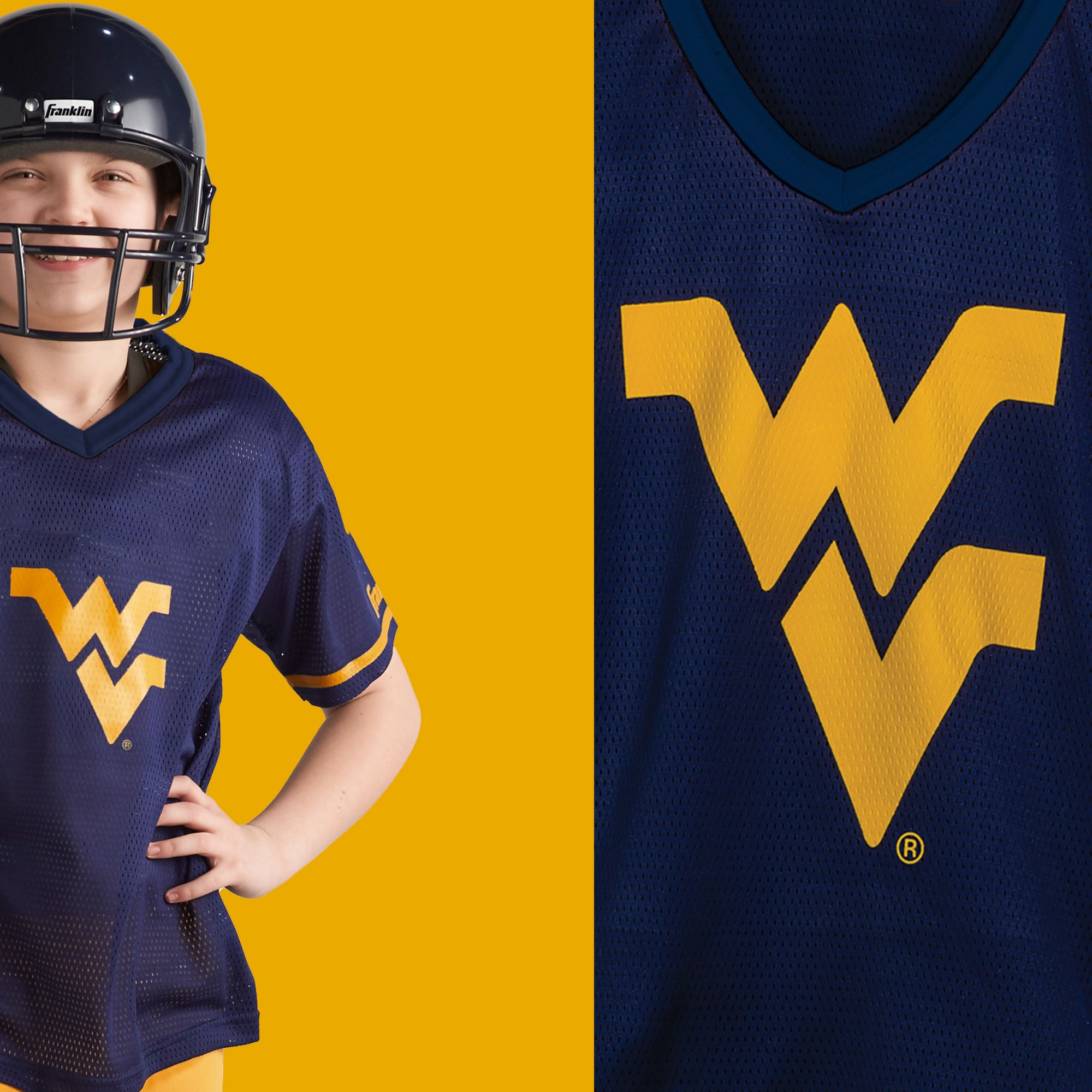 Franklin Youth West Virginia Mountaineers Uniform Set product image