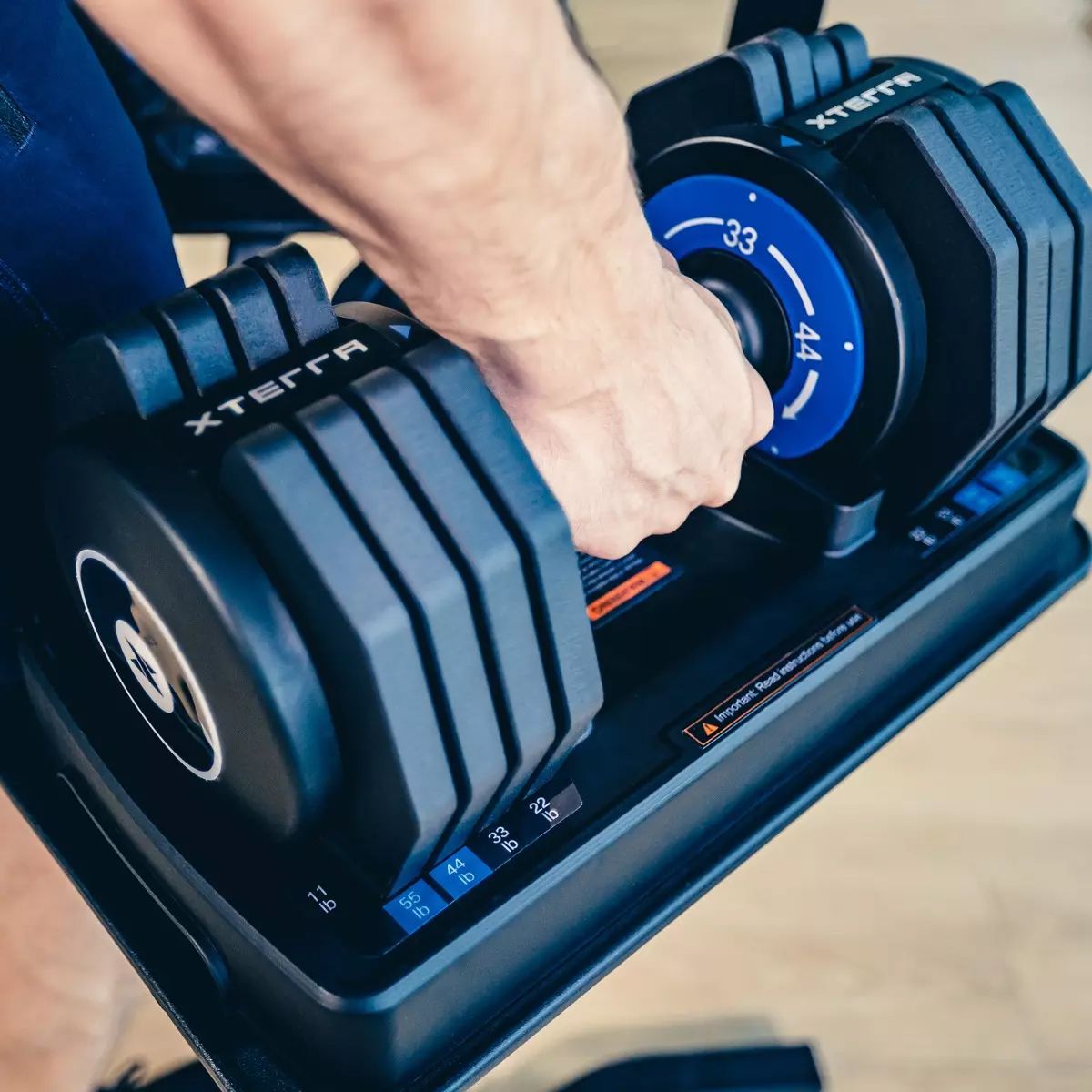 XTERRA ADB55 Adjustable Dumbbell – Single product image