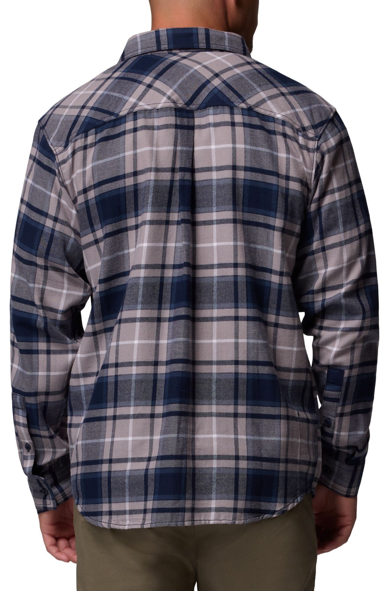 Columbia Men's Penn State Nittany Lions Navy Flare Gun Flannel Long Sleeve Shirt product image