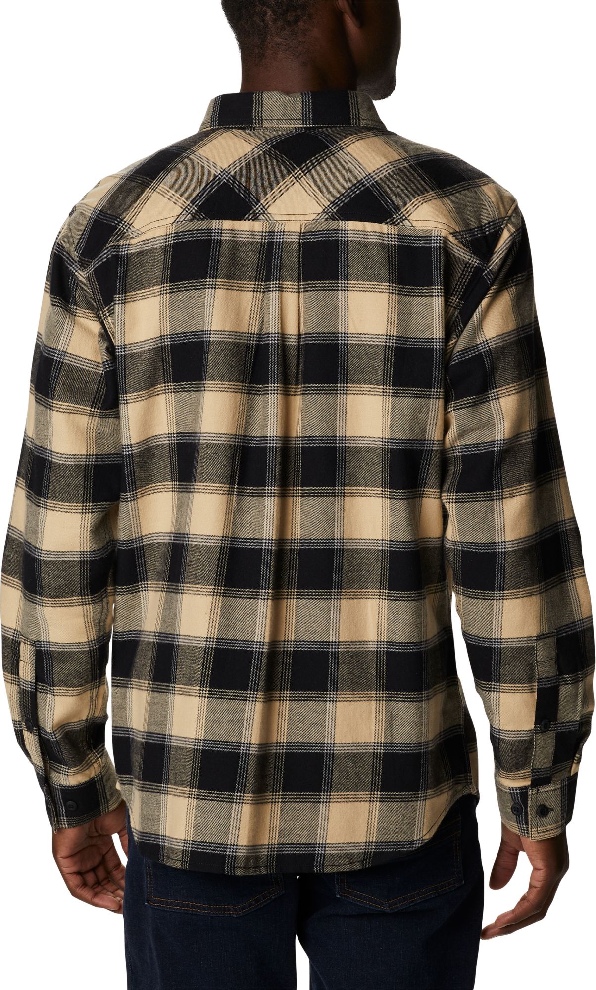 Columbia Men's Purdue Boilermakers Black CLG Flare Gun&trade; Flannel Long Sleeve Shirt product image
