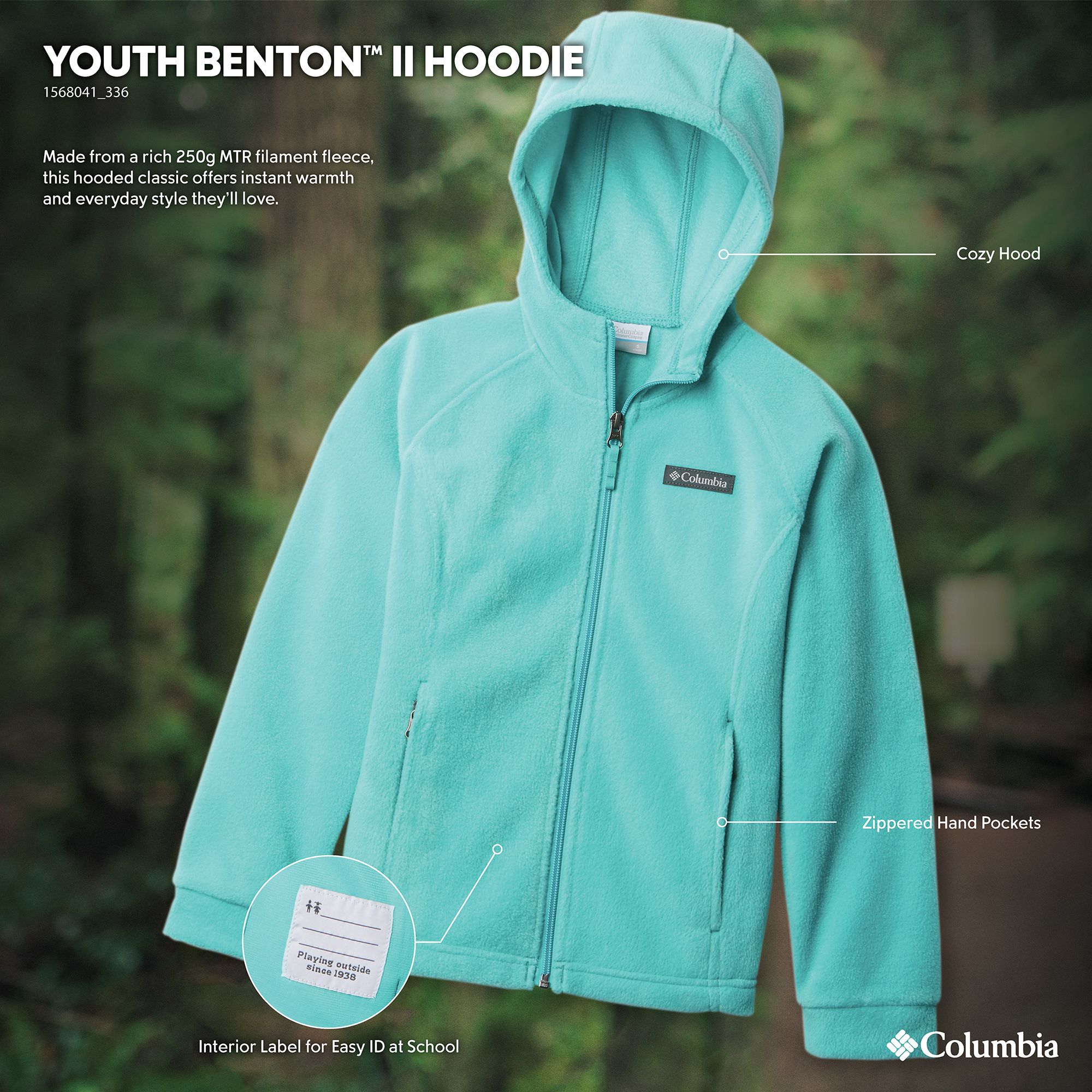 Columbia Girls' Benton II Hoodie product image