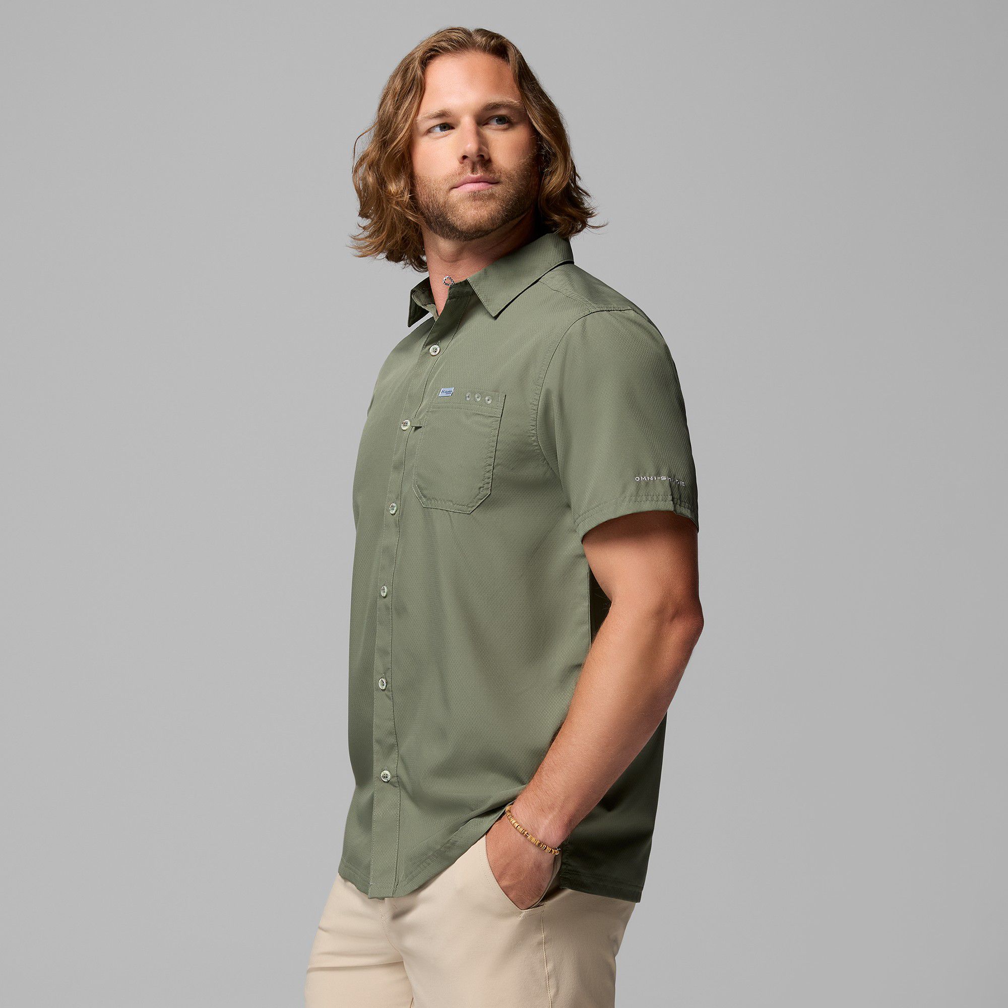 Columbia Men's Slack Tide Camp Short Sleeve Button Down Shirt product image