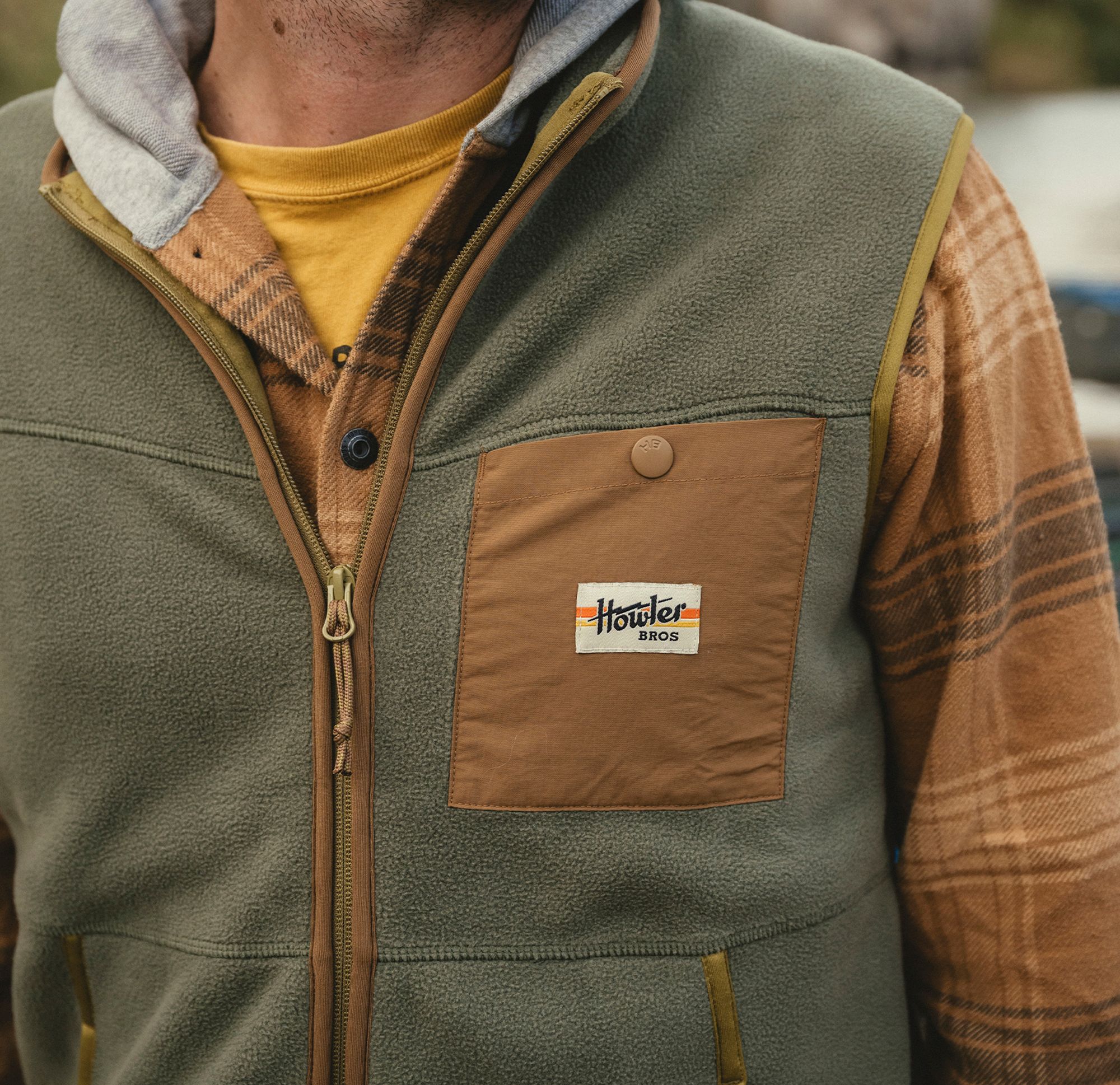 Howler Brothers Men's Free Range Fleece Vest product image