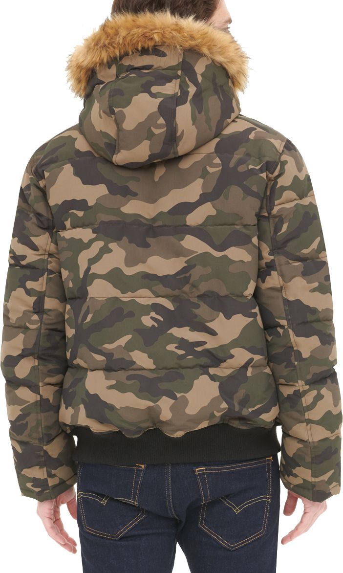 tommy hilfiger men's hampton down bomber jacket