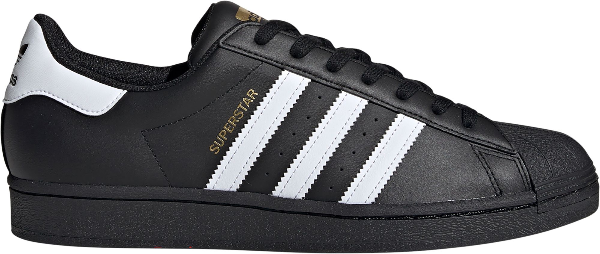 men's superstar shoes black